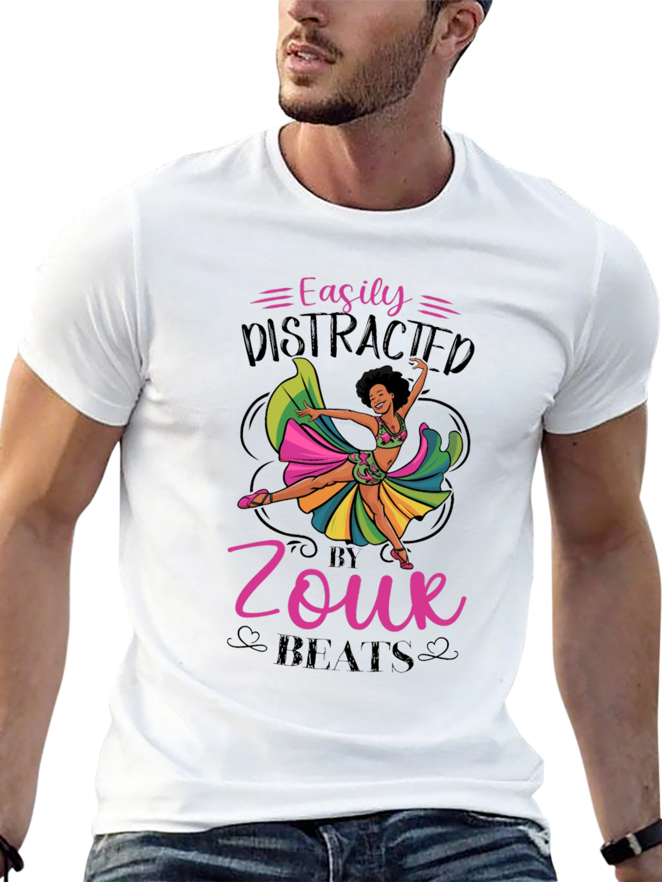 Easily Distracted by Zouk Beats T-Shirt