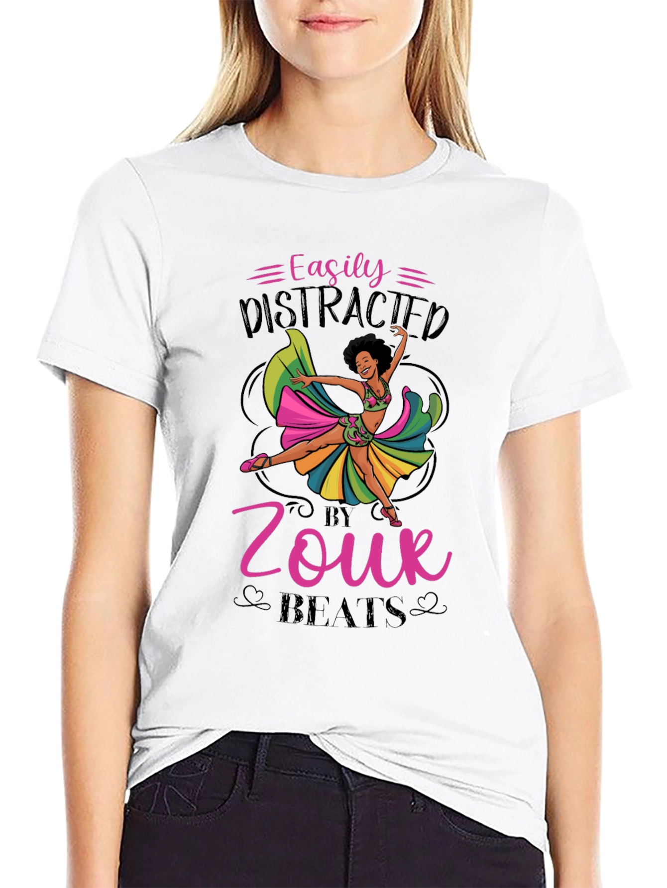 Easily Distracted by Zouk Beats T-Shirt
