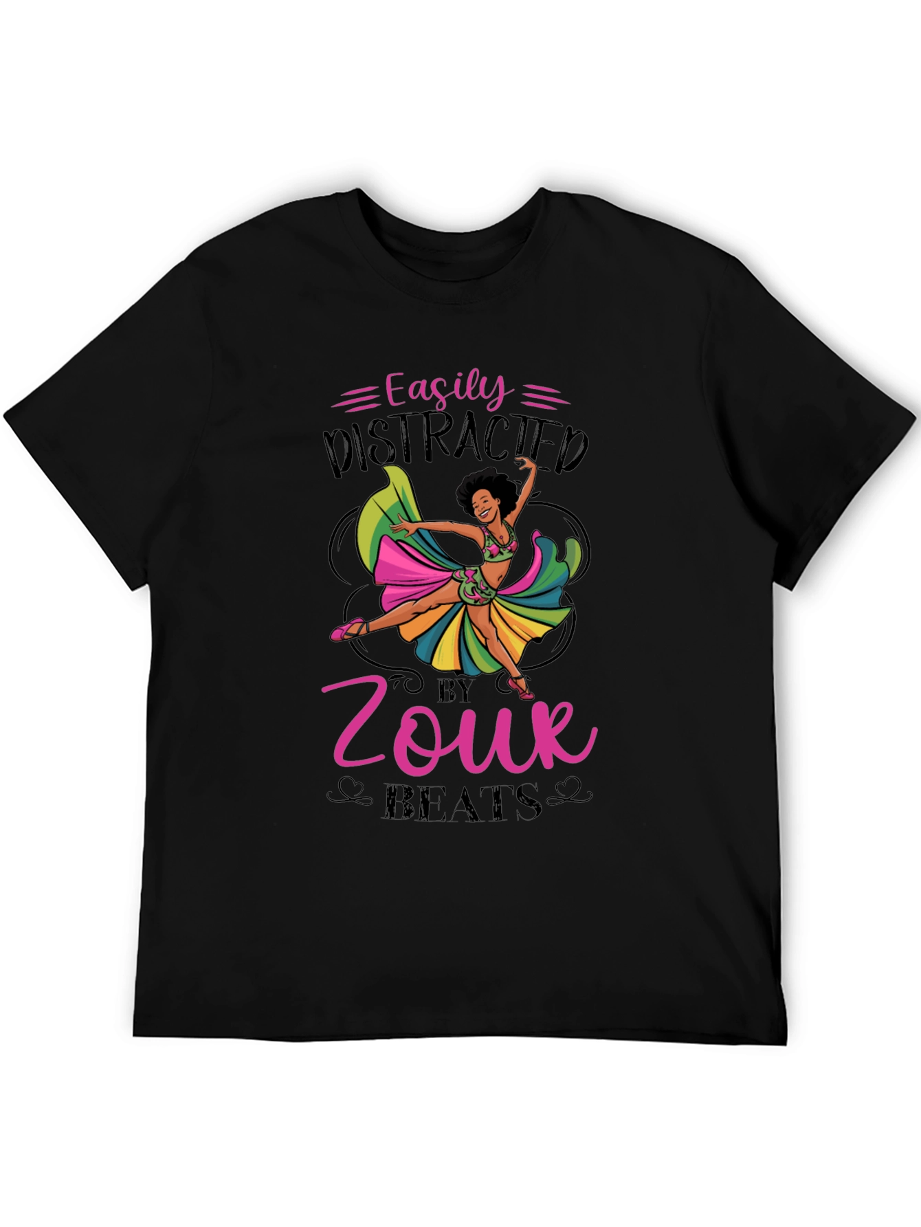 Easily Distracted by Zouk Beats T-Shirt