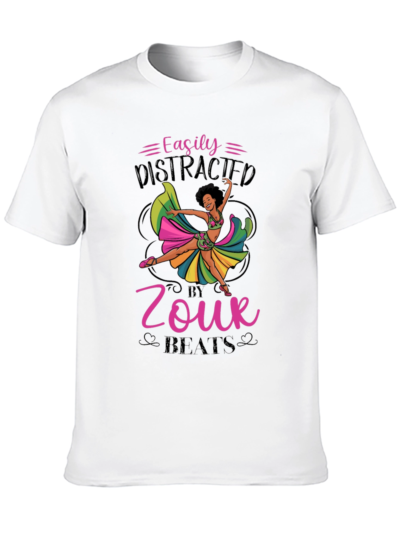 Easily Distracted by Zouk Beats T-Shirt