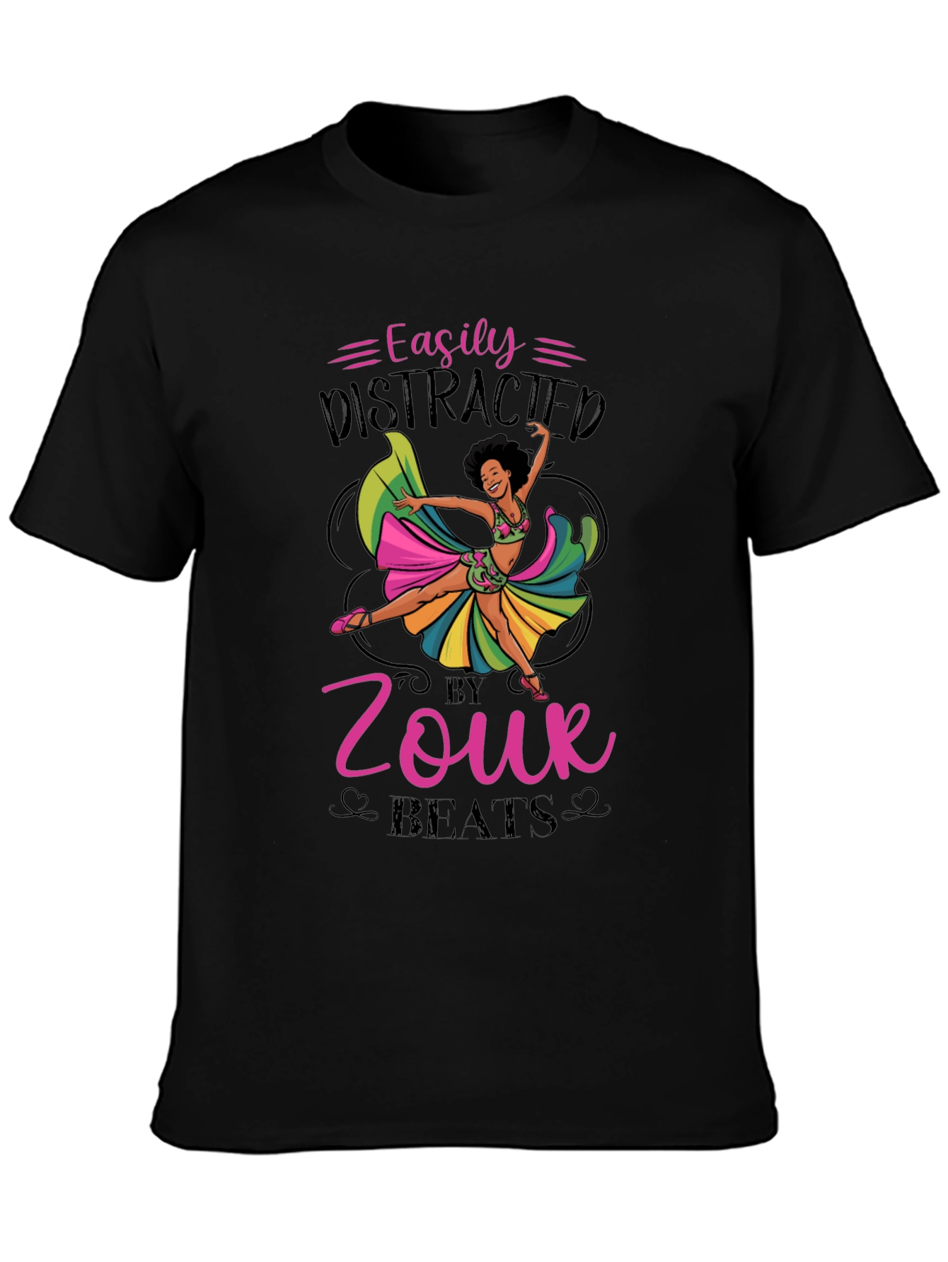 Easily Distracted by Zouk Beats T-Shirt