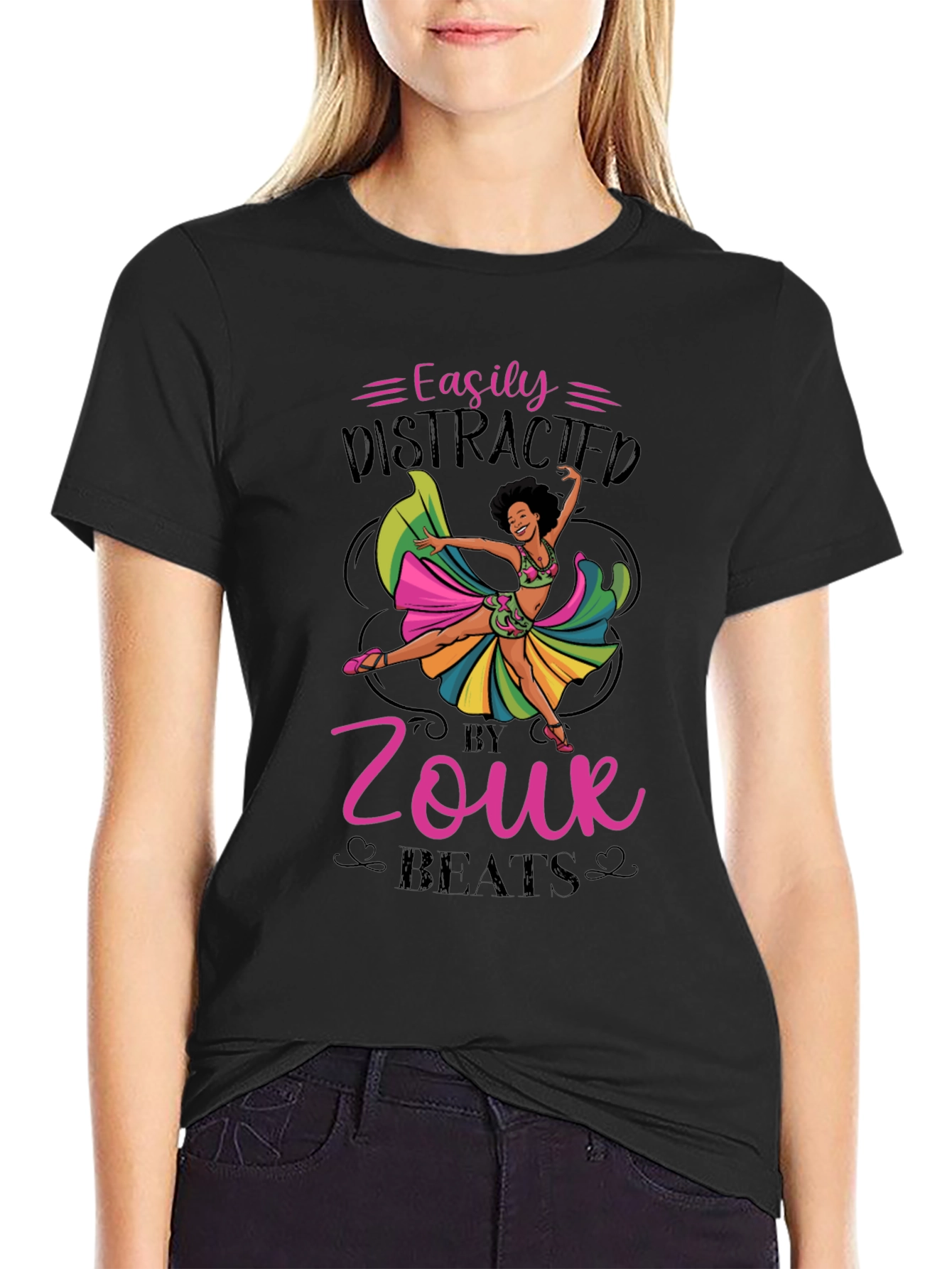 Easily Distracted by Zouk Beats T-Shirt
