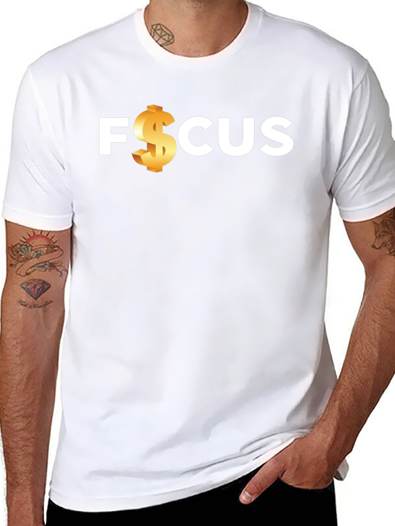 Focus T-Shirt - Dollar Sign Design