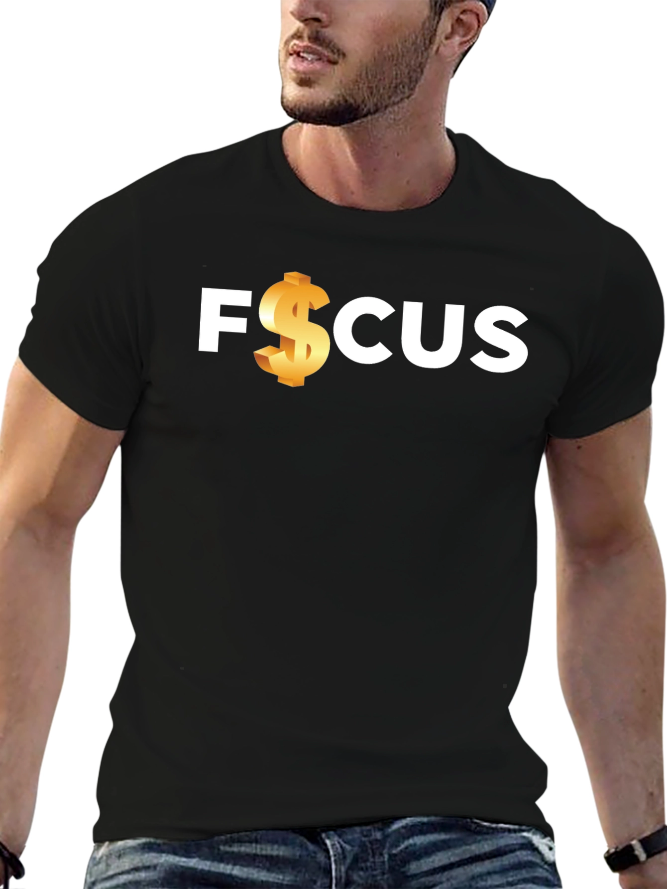 Focus T-Shirt - Dollar Sign Design
