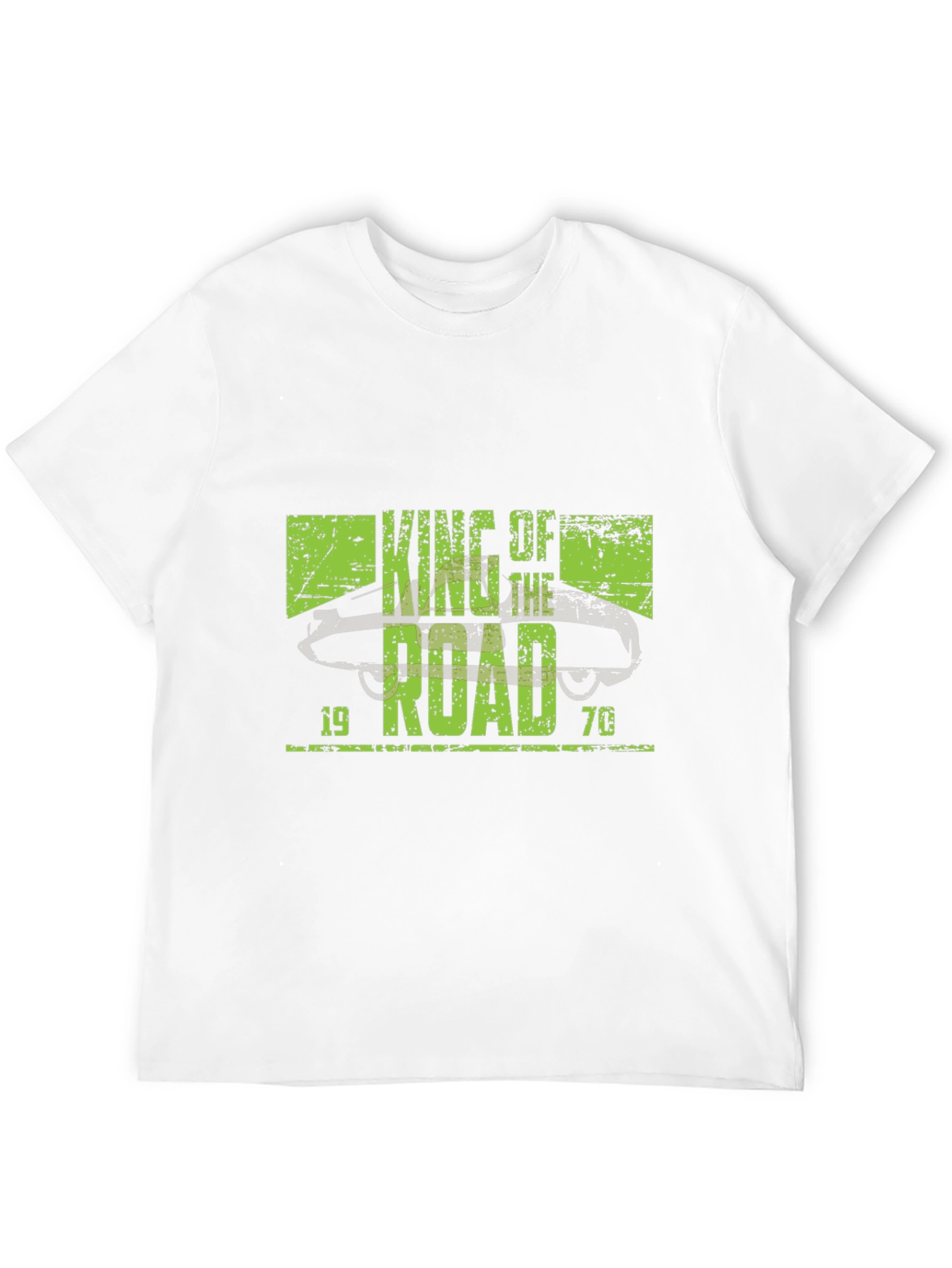 King of the Road 1970 Black T-Shirt