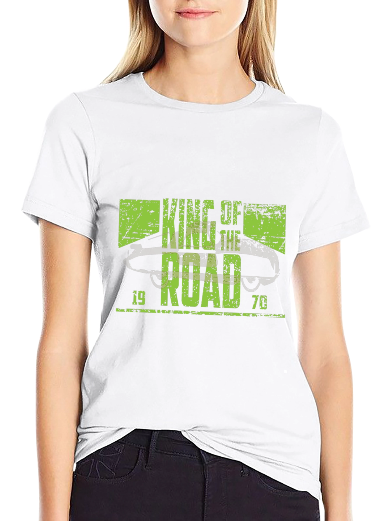 King of the Road 1970 Black T-Shirt