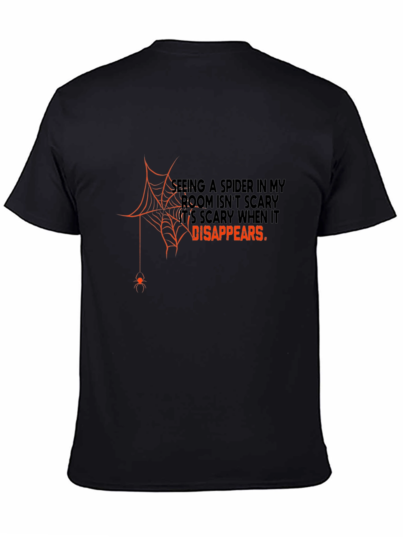 Scary Spider Disappears Graphic Tee