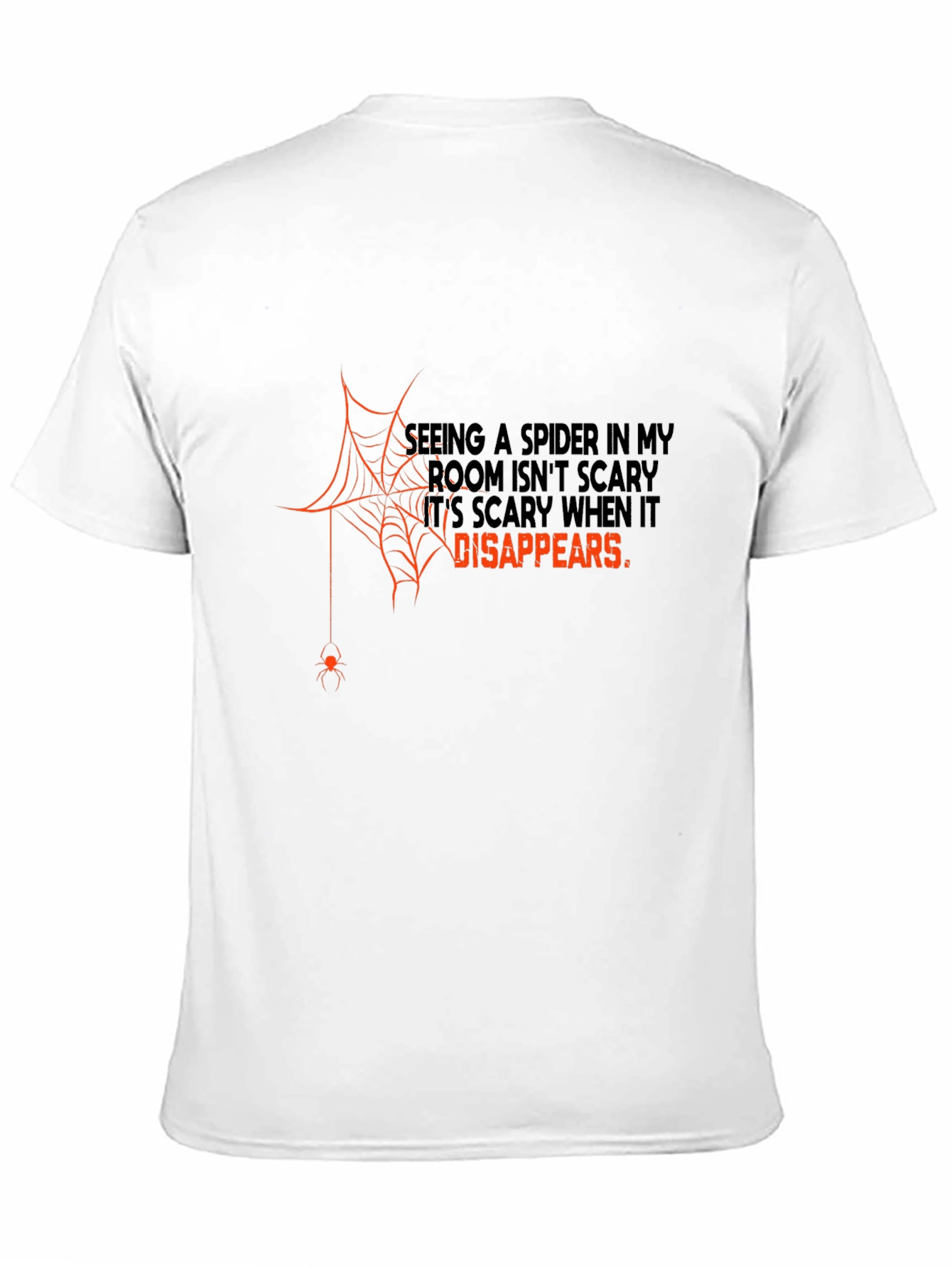 Scary Spider Disappears Graphic Tee
