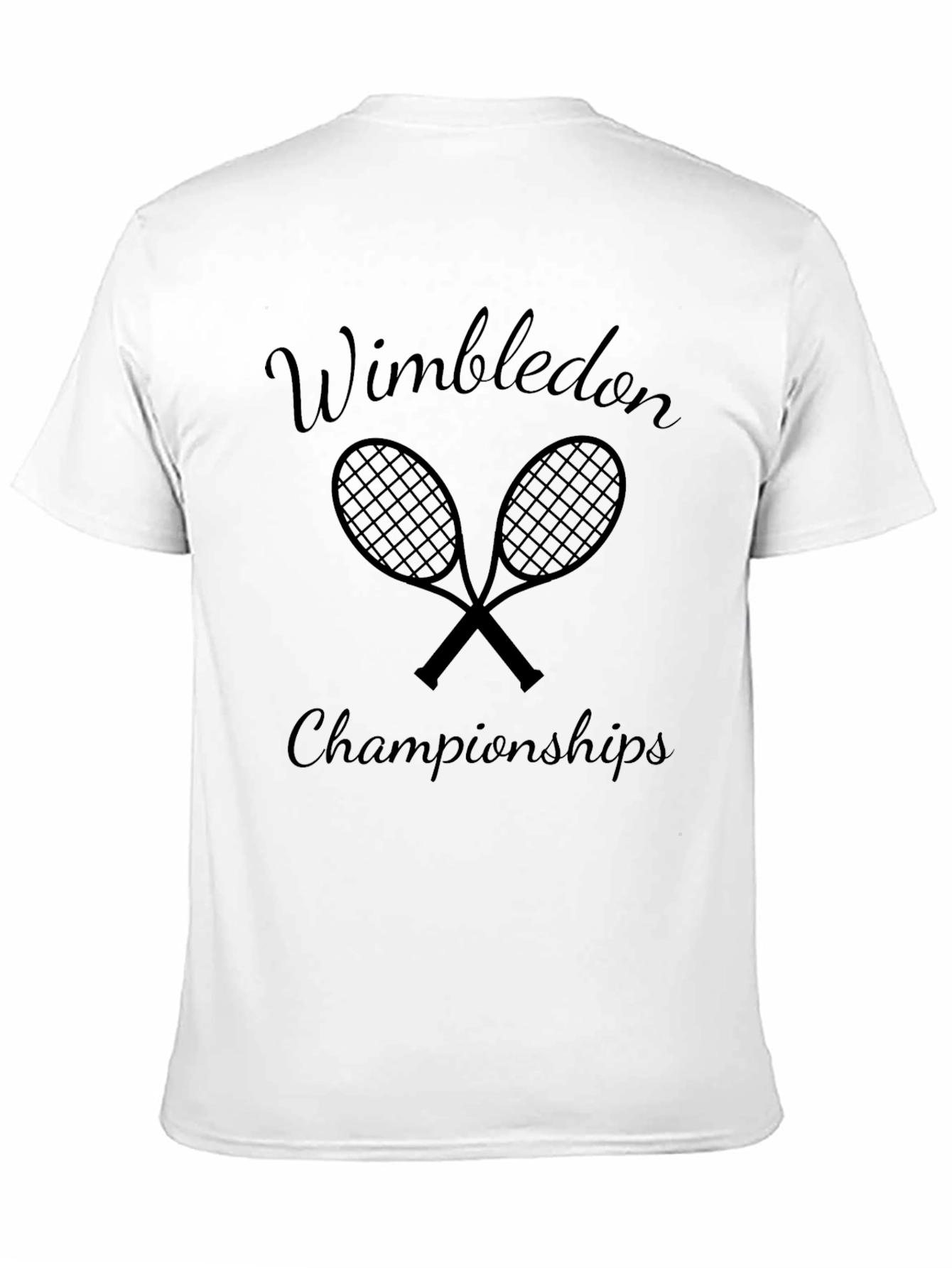 Wimbledon Championships Black T-Shirt