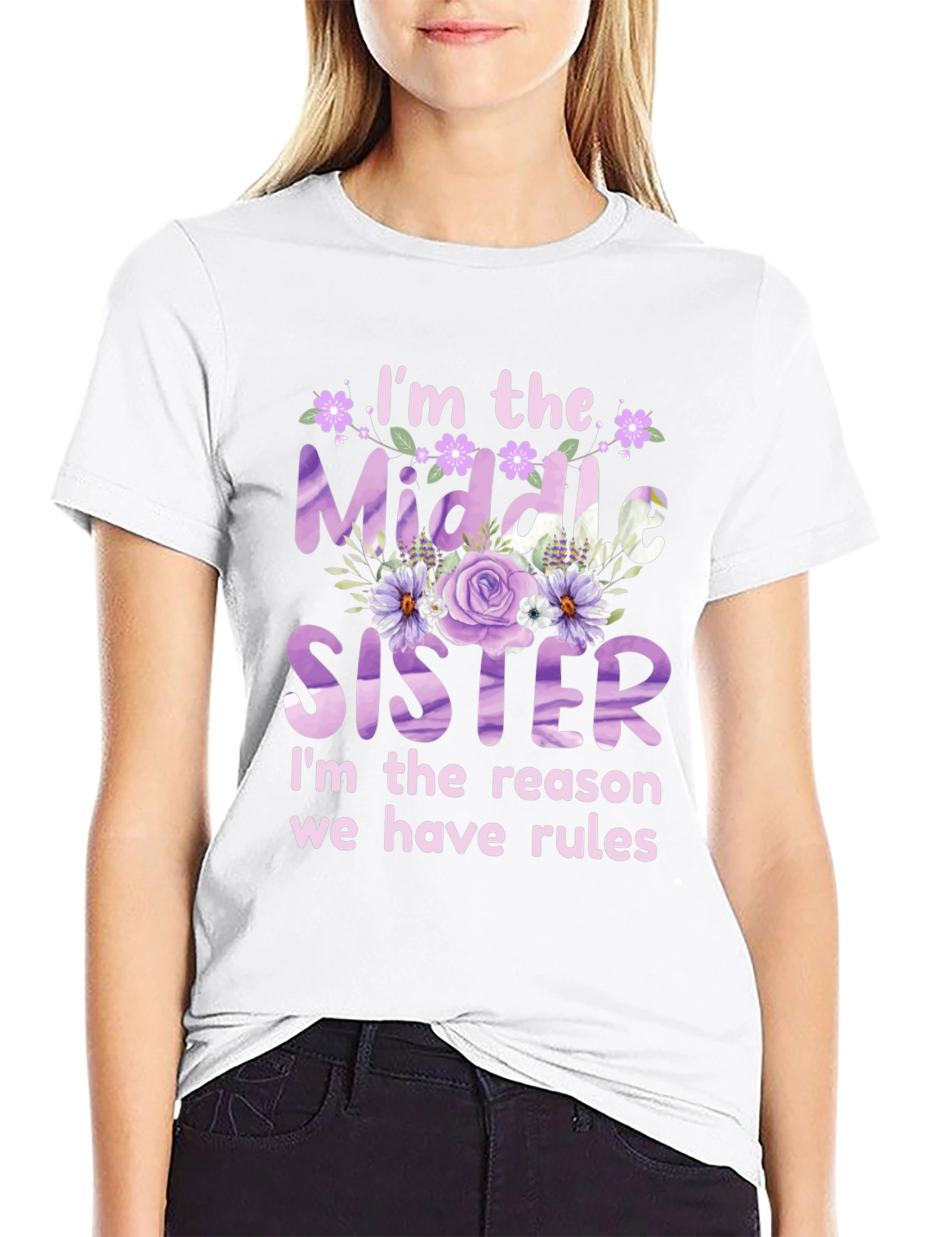Middle Sister Rules T-Shirt