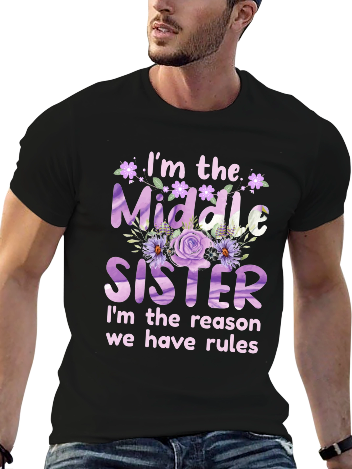 Middle Sister Rules T-Shirt