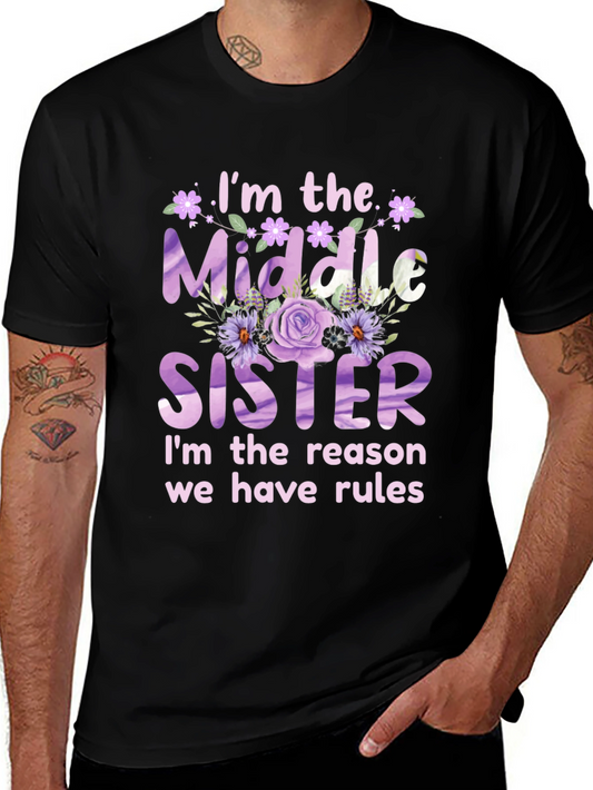 Middle Sister Rules T-Shirt