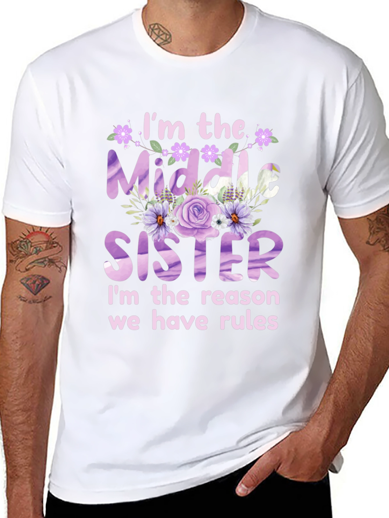 Middle Sister Rules T-Shirt