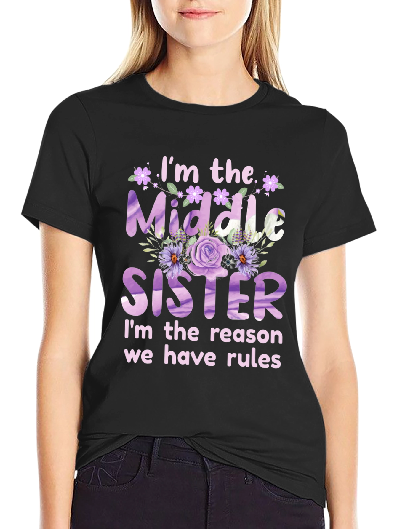 Middle Sister Rules T-Shirt