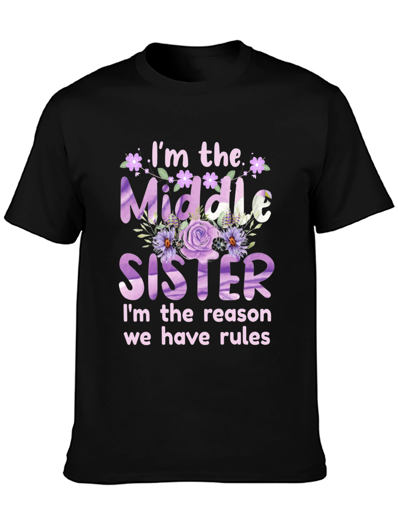 Middle Sister Rules T-Shirt