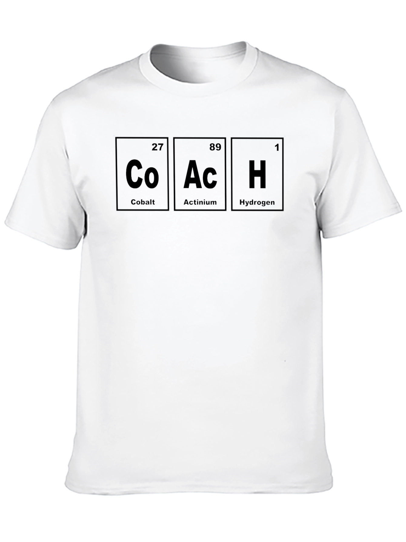 Periodic Table Coach T-Shirt - Black