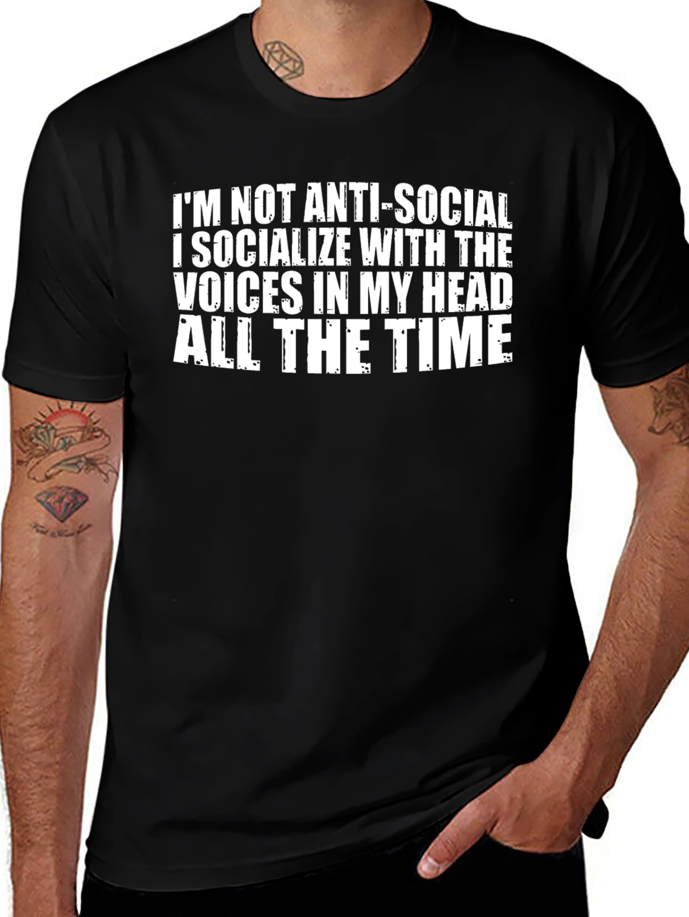 Anti-Social T-Shirt: Voices in My Head Tee