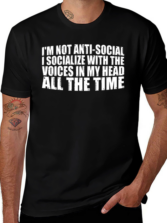 Anti-Social T-Shirt: Voices in My Head Tee