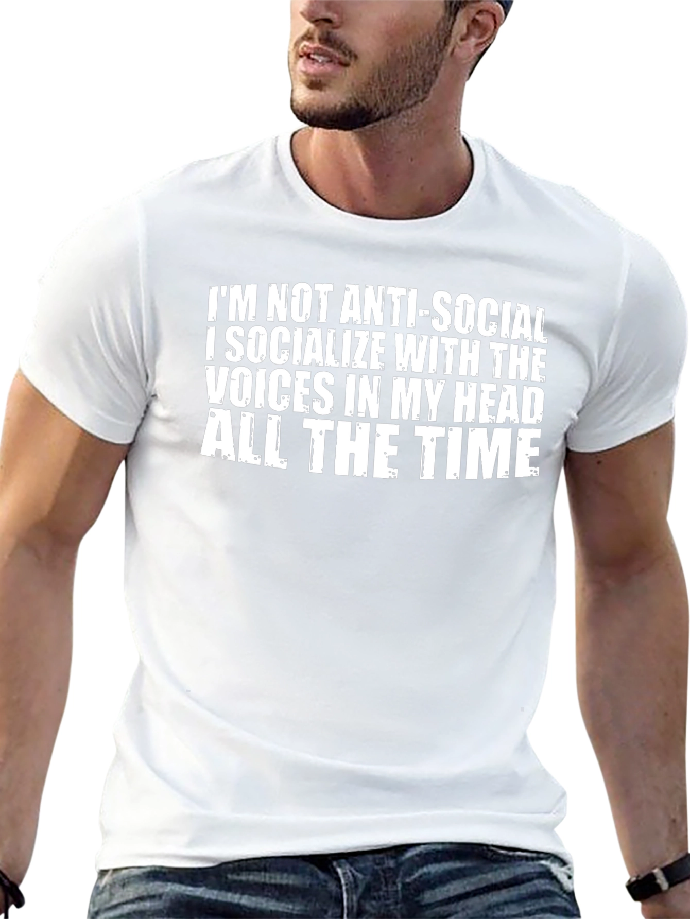 Anti-Social T-Shirt: Voices in My Head Tee