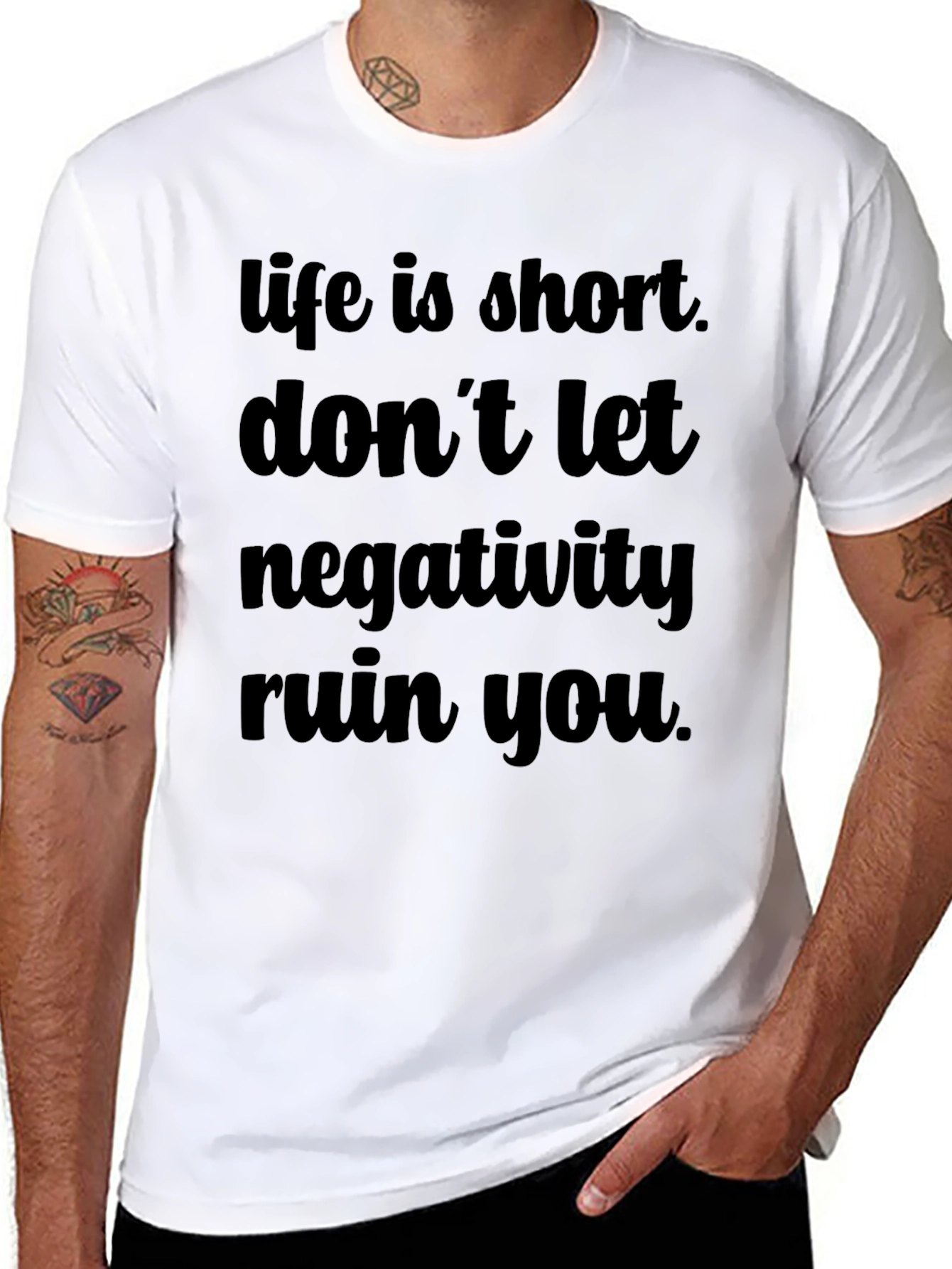Life Is Short T-Shirt - Inspirational Graphic Tee