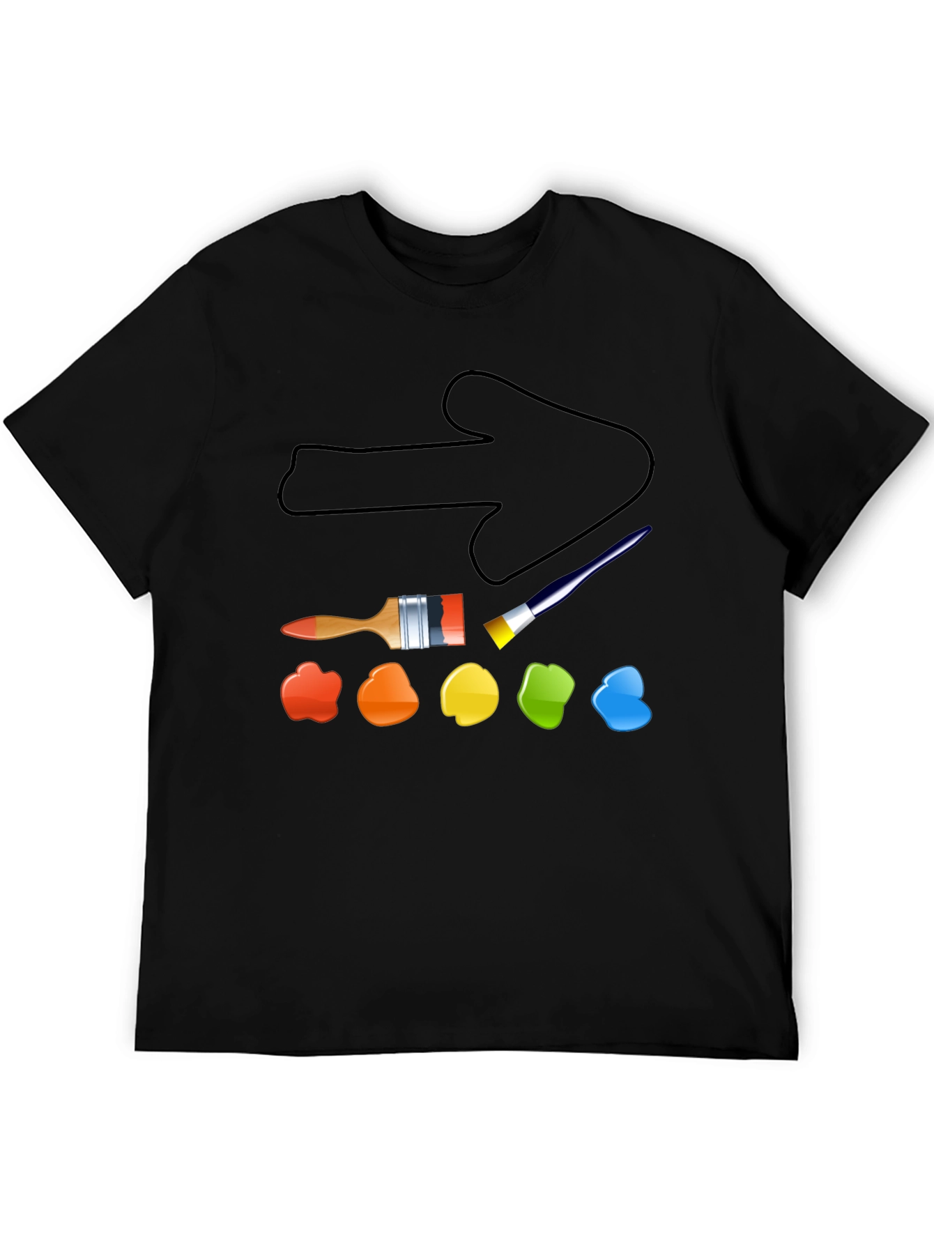 Artists Arrow T-Shirt - Painters Palette Tee