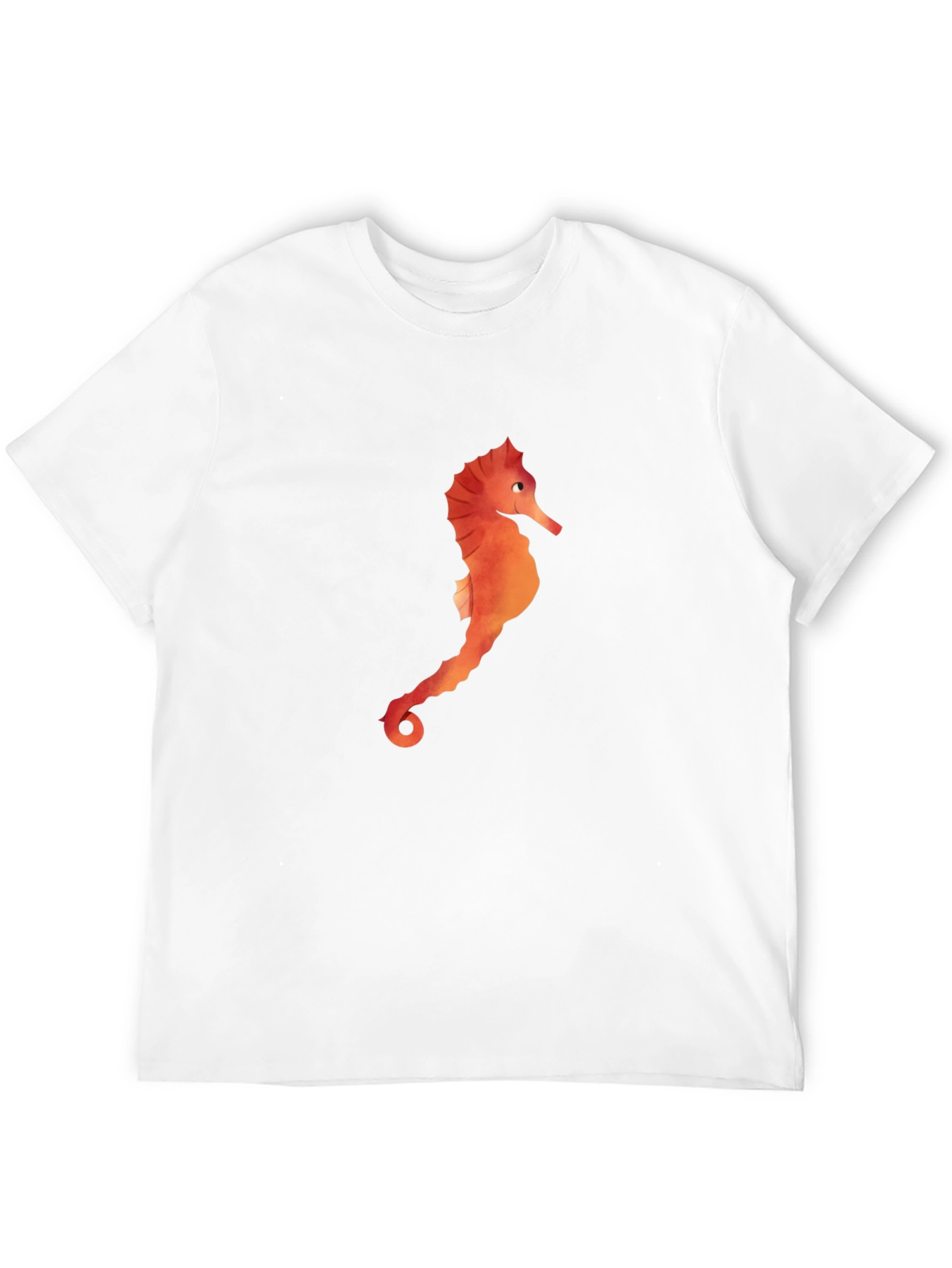 Sea Horse Graphic Black T-Shirt