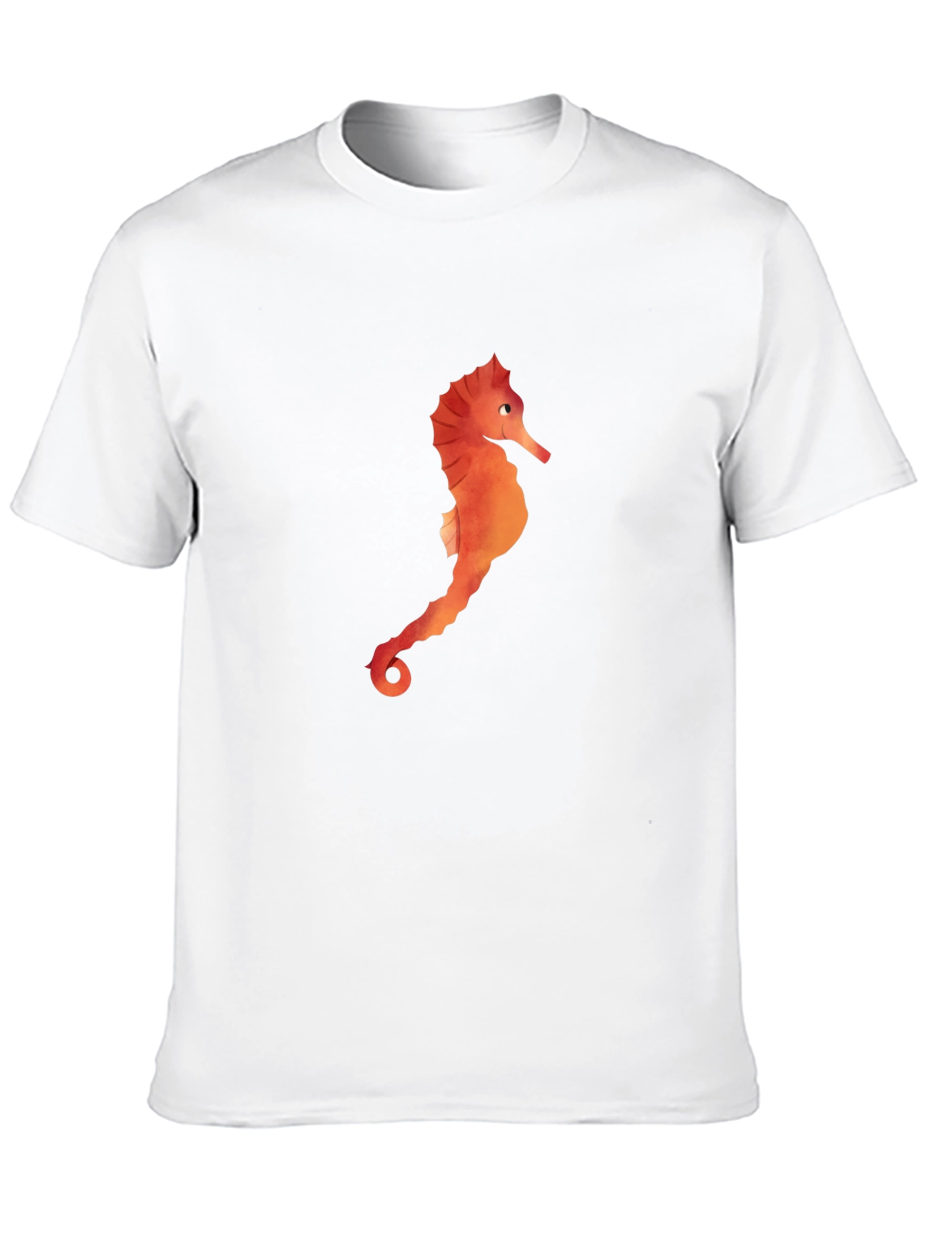 Sea Horse Graphic Black T-Shirt