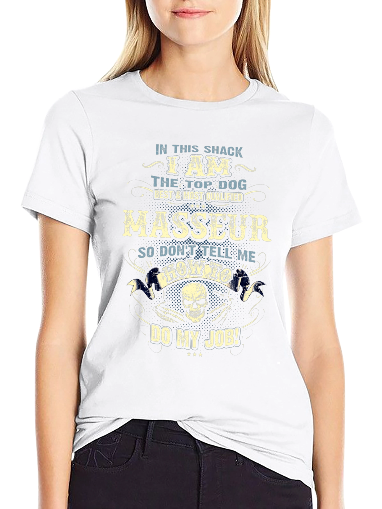 Funny Masseur Top Dog T-Shirt