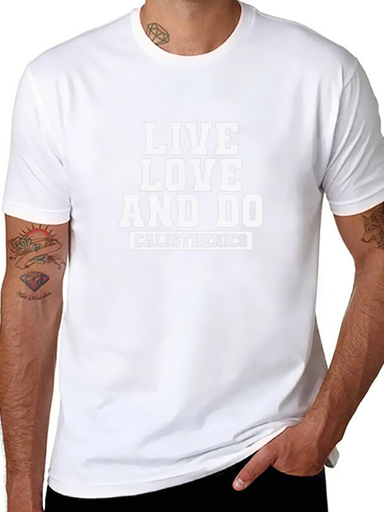 Live Love Do Calisthenics - Black T-Shirt