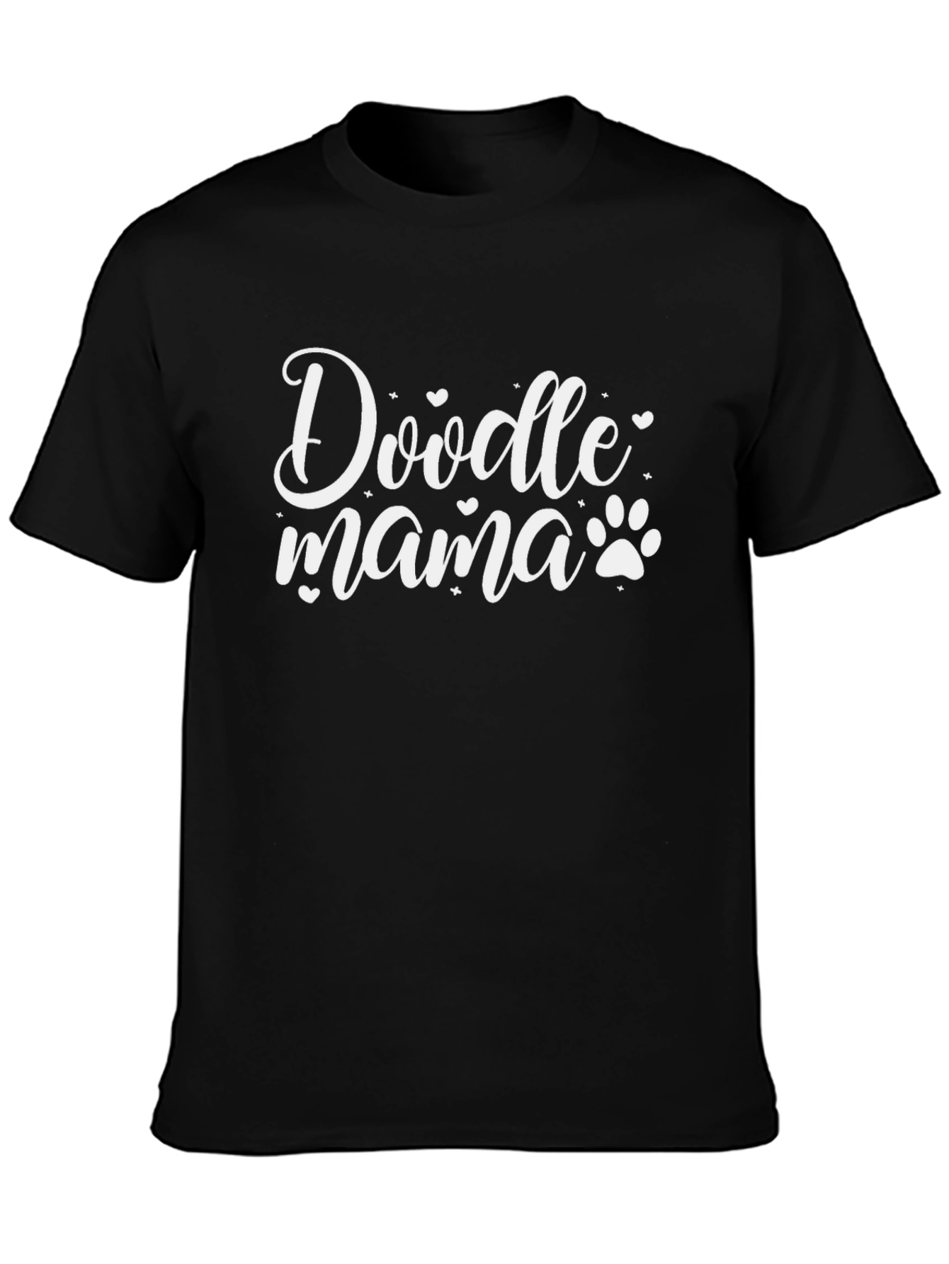 Doodle Mama Black T-Shirt