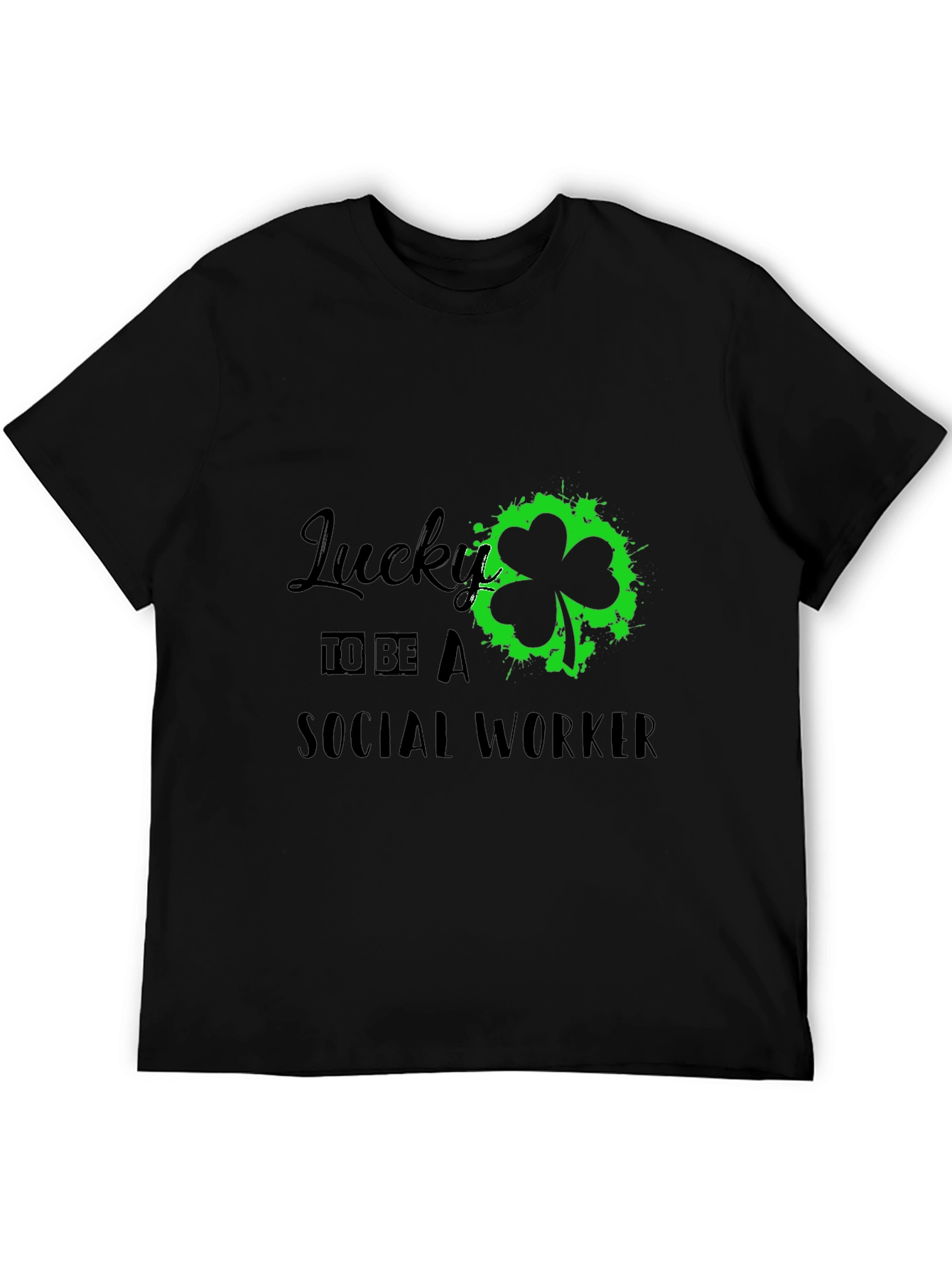 Lucky Social Worker Tee - St. Patricks Day