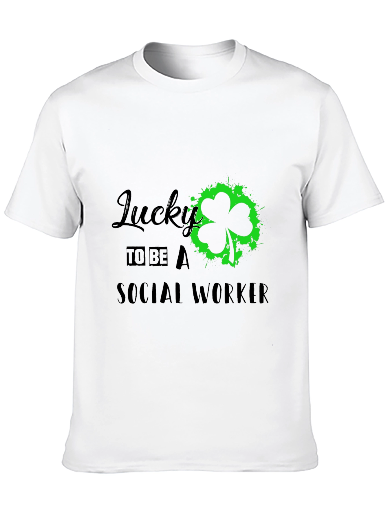 Lucky Social Worker Tee - St. Patricks Day