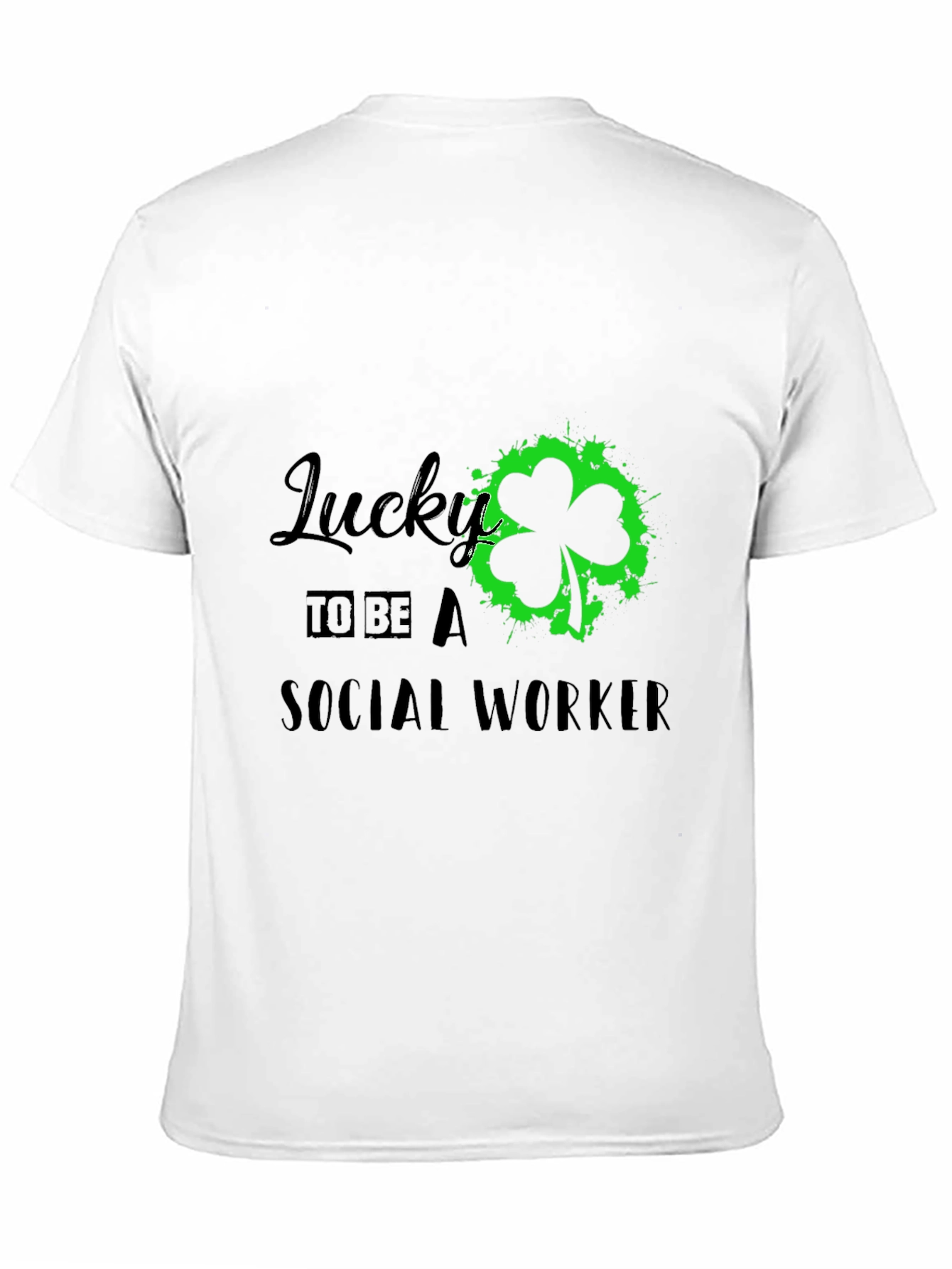 Lucky Social Worker Tee - St. Patricks Day