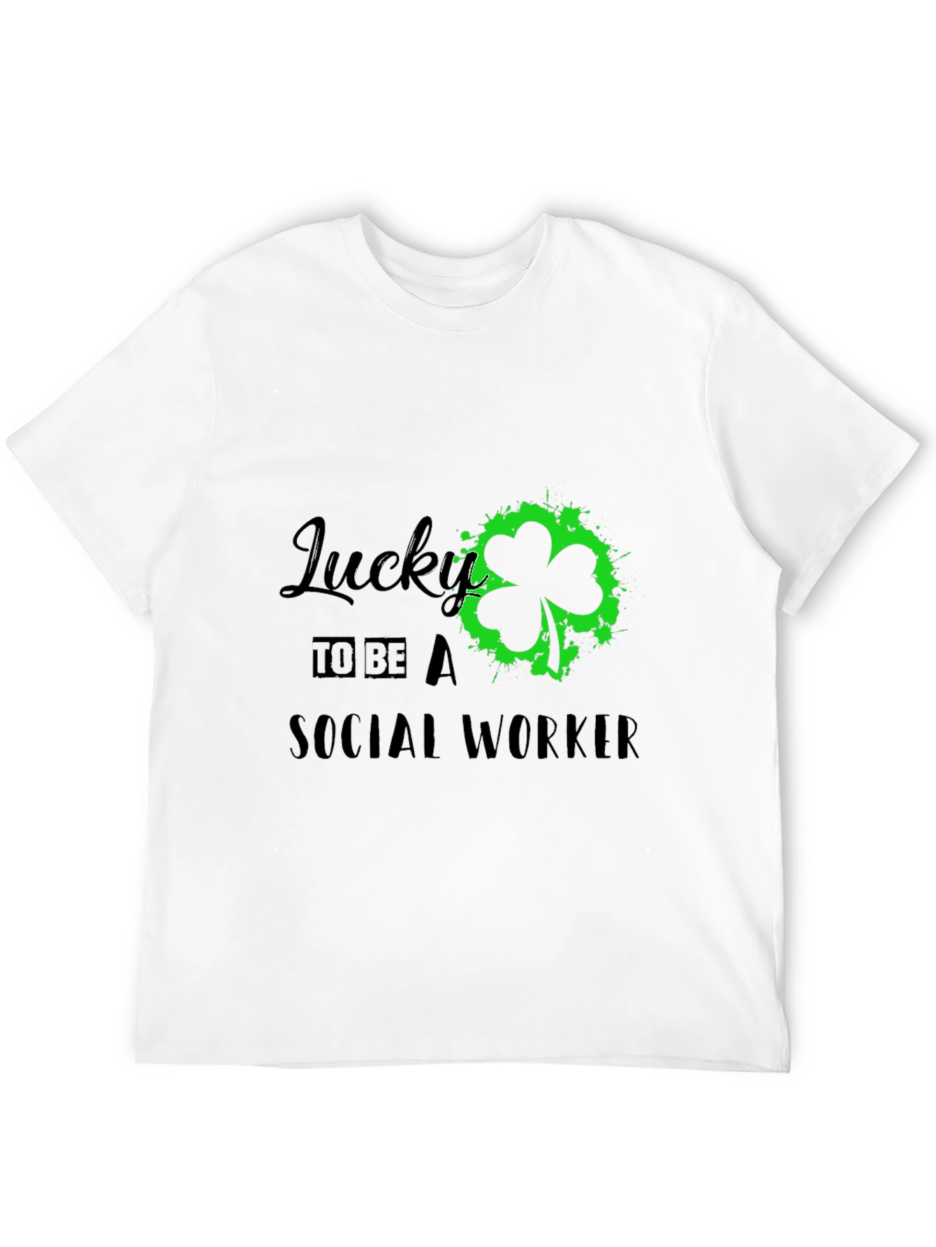 Lucky Social Worker Tee - St. Patricks Day