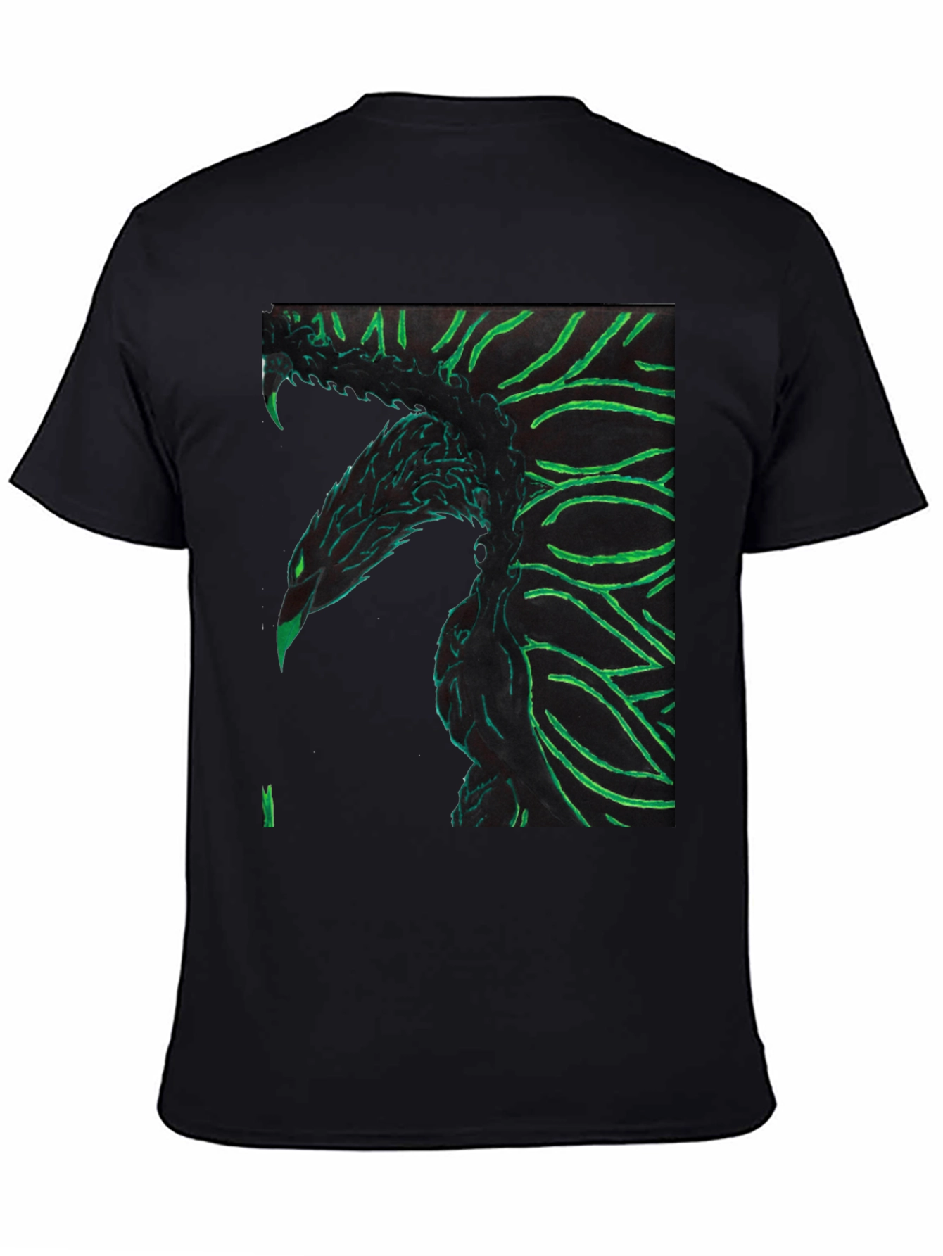 Dragon Graphic Tee - Unique Black Shirt