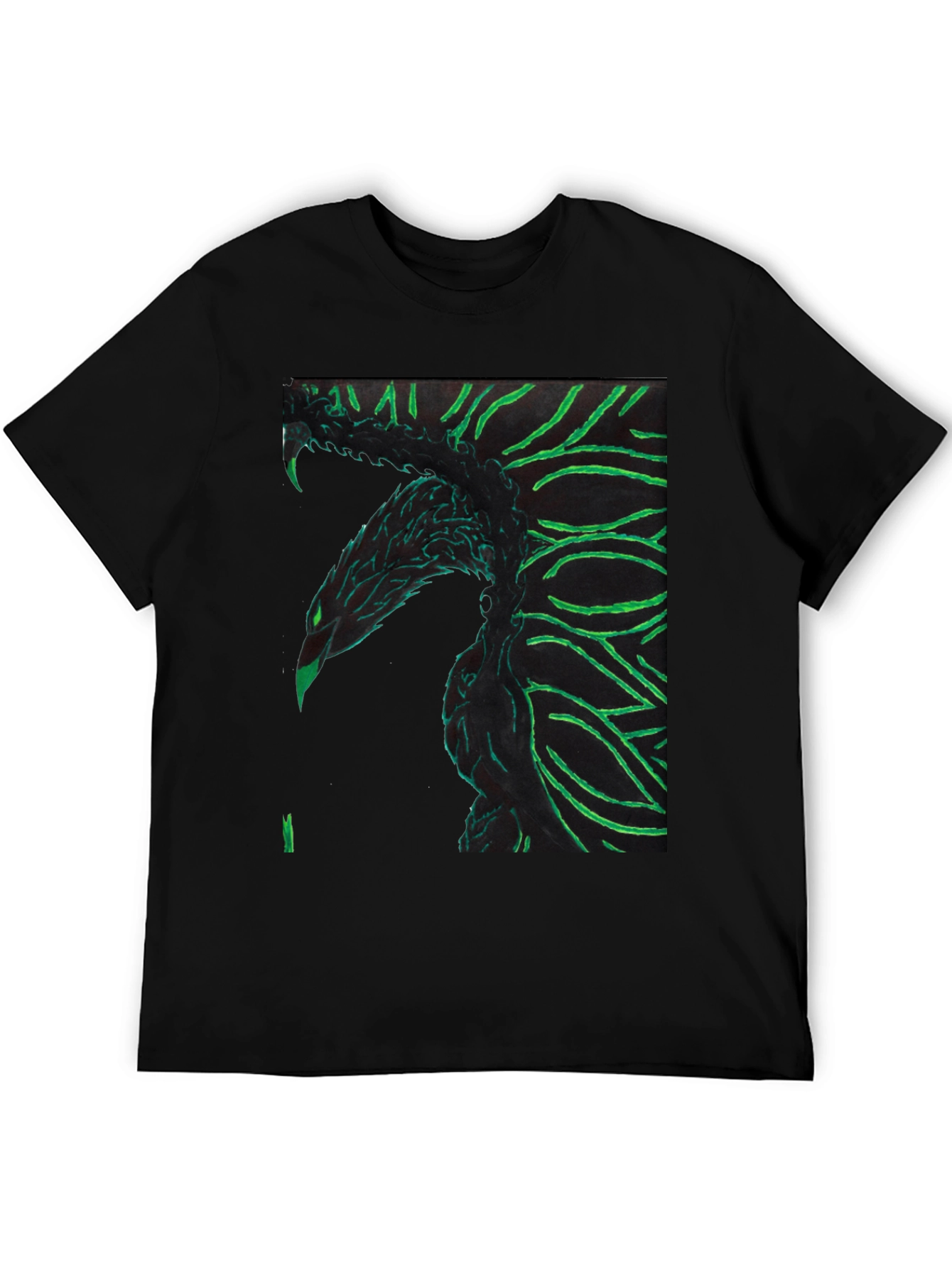 Dragon Graphic Tee - Unique Black Shirt