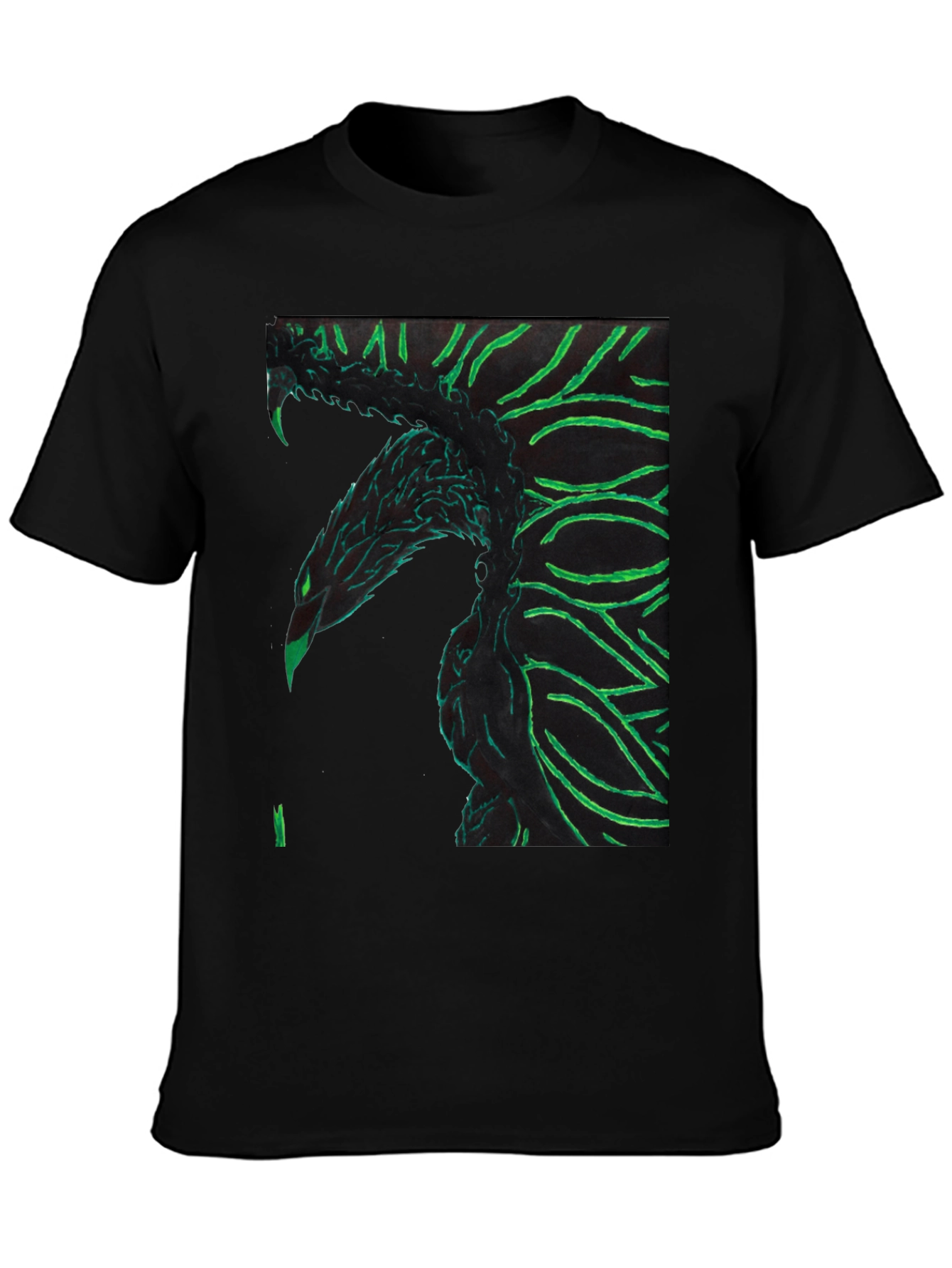 Dragon Graphic Tee - Unique Black Shirt