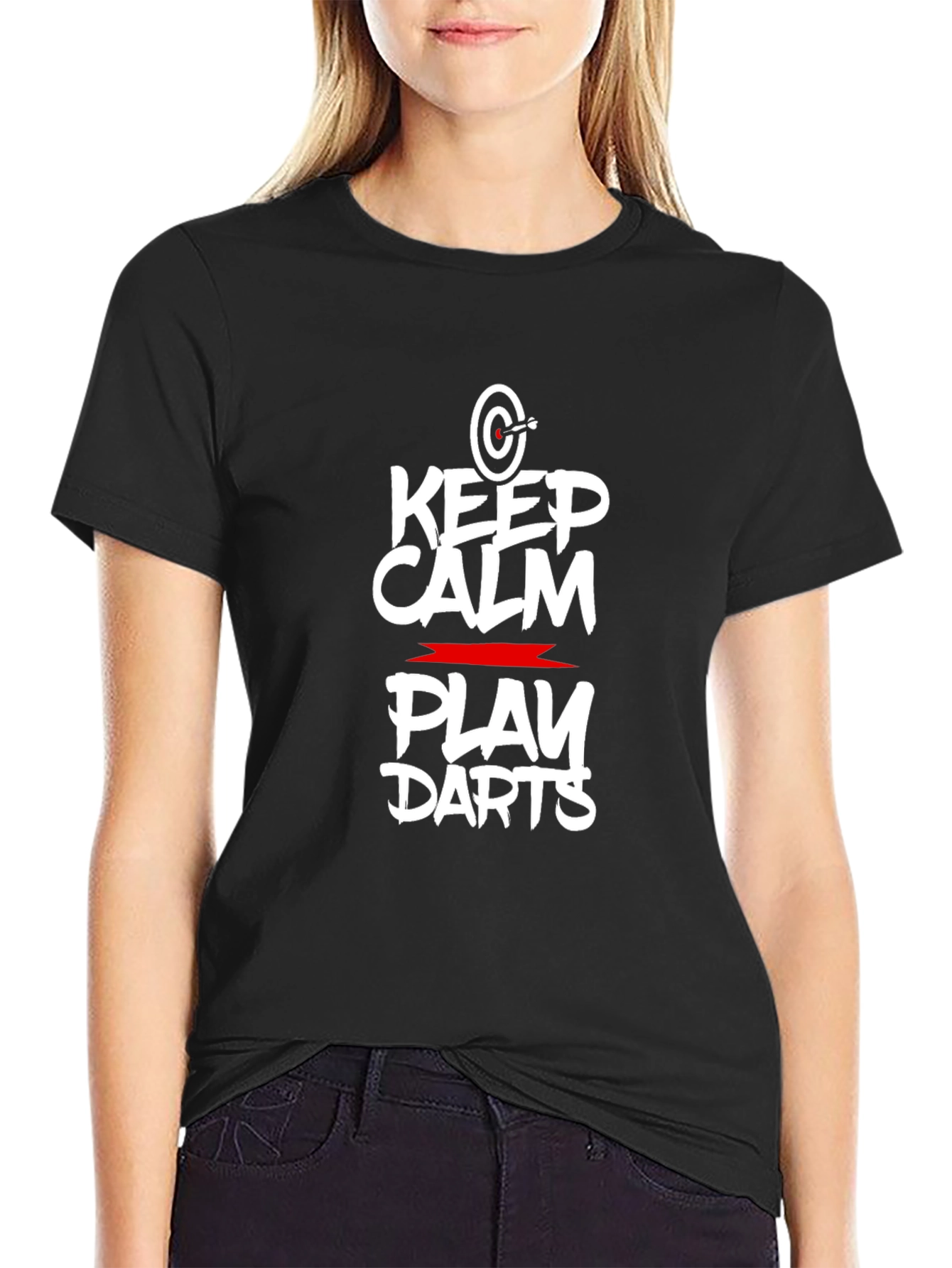 Keep Calm and Play Darts Graphic T-Shirt