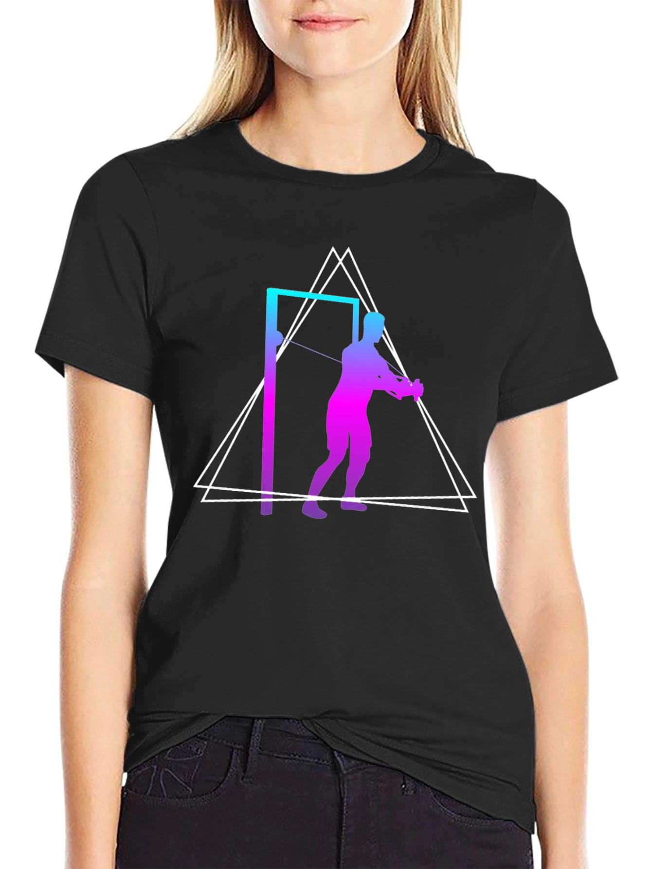 Modern Graphic Tee - Workout Triangle