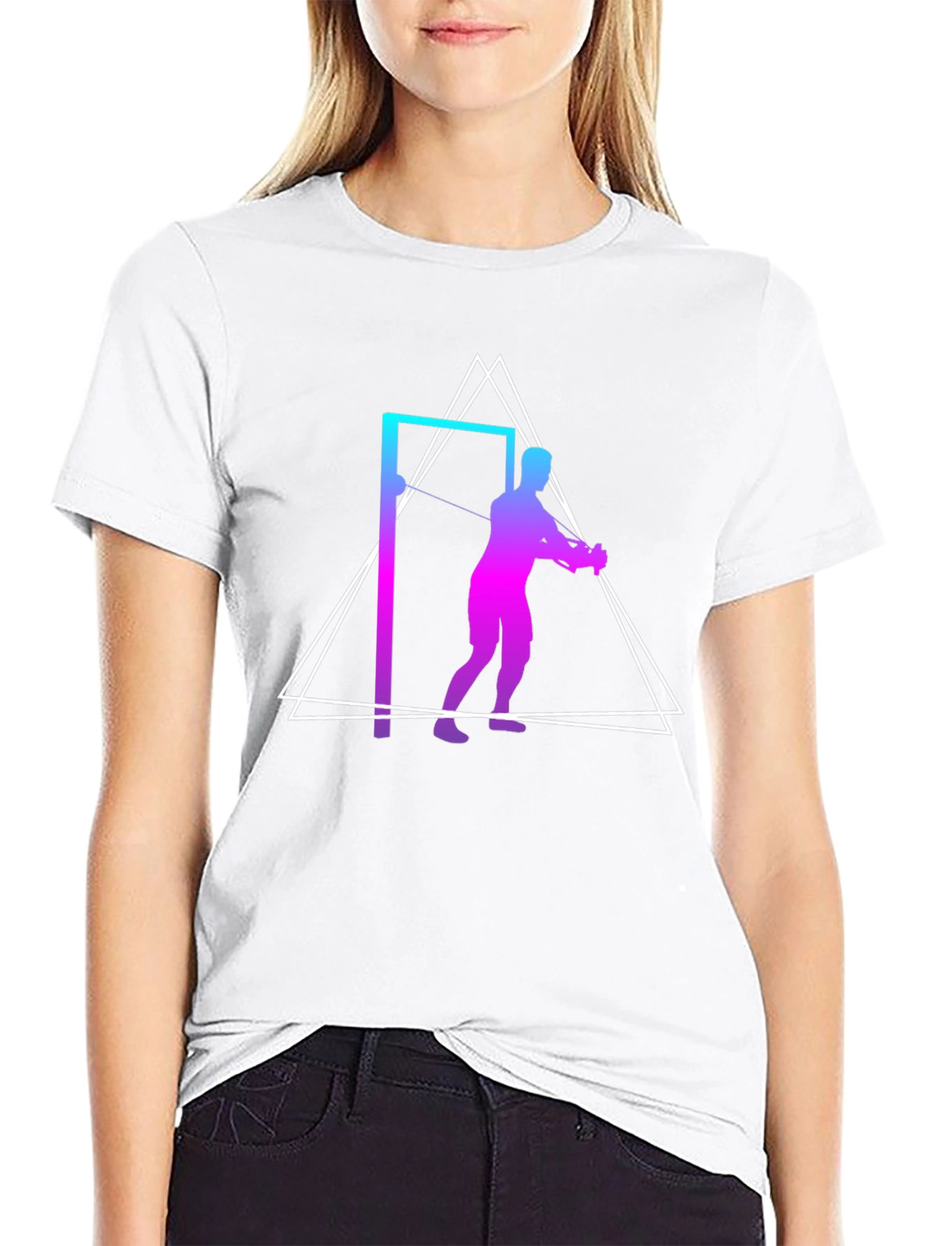 Modern Graphic Tee - Workout Triangle
