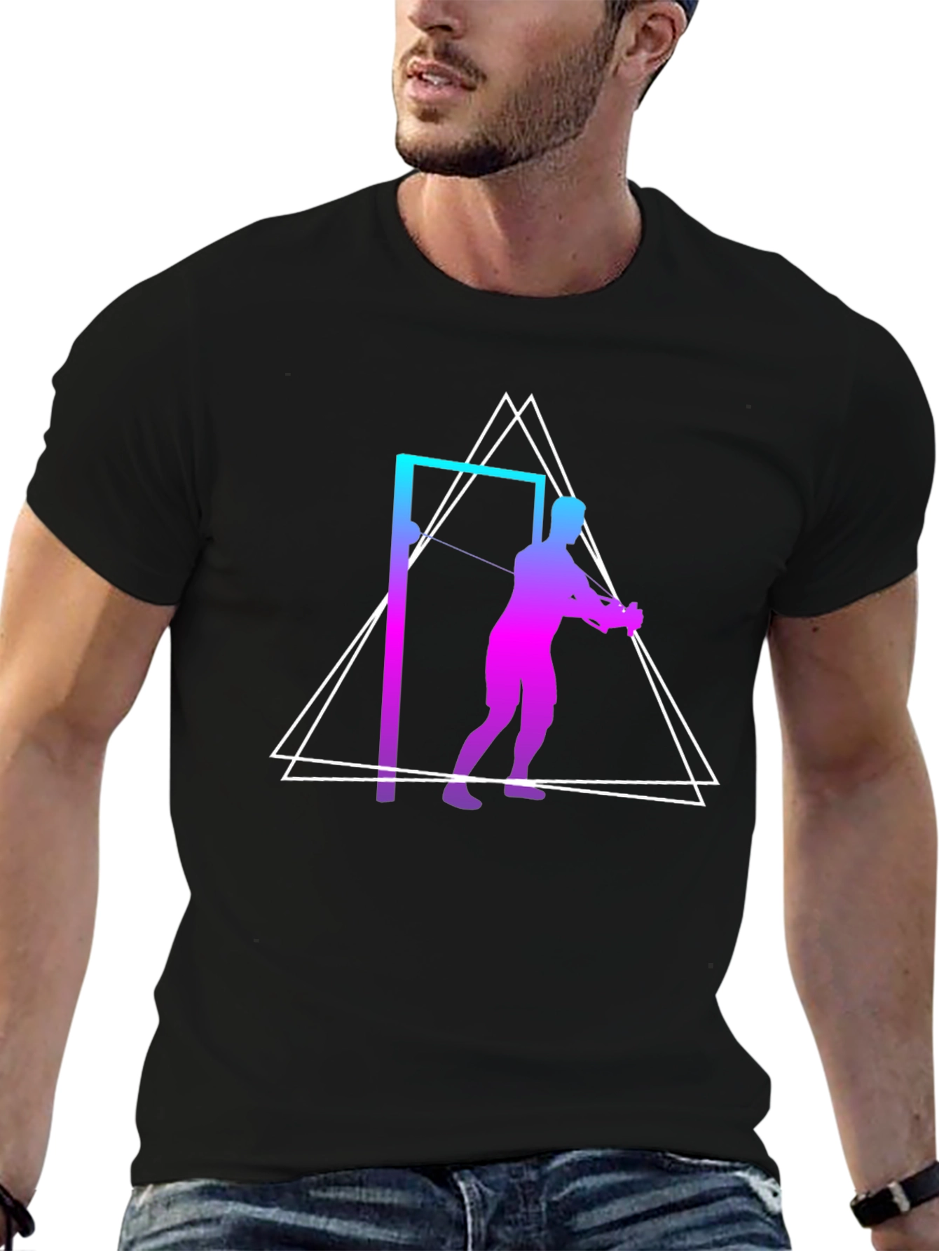 Modern Graphic Tee - Workout Triangle