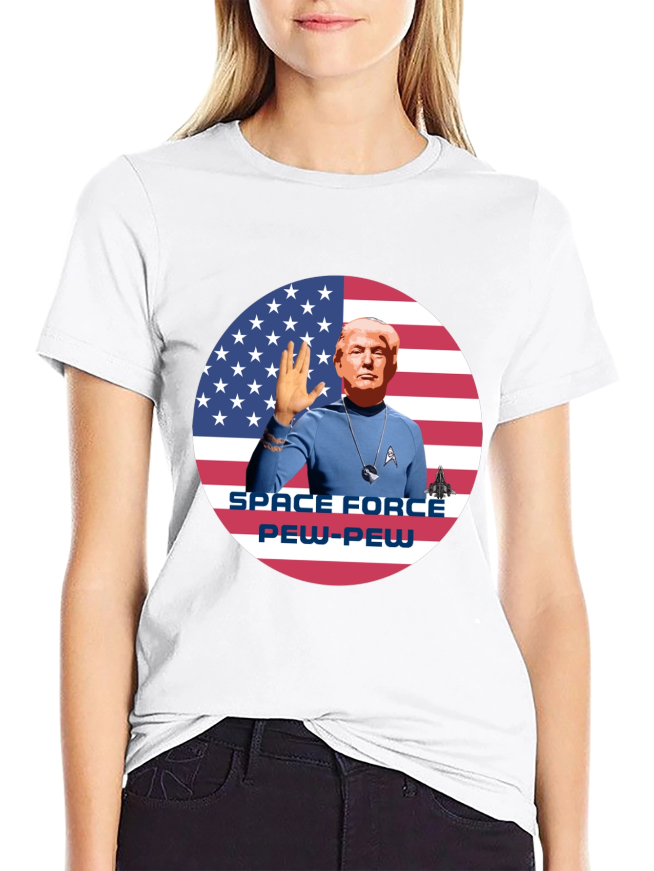 Trump Space Force Pew-Pew T-Shirt