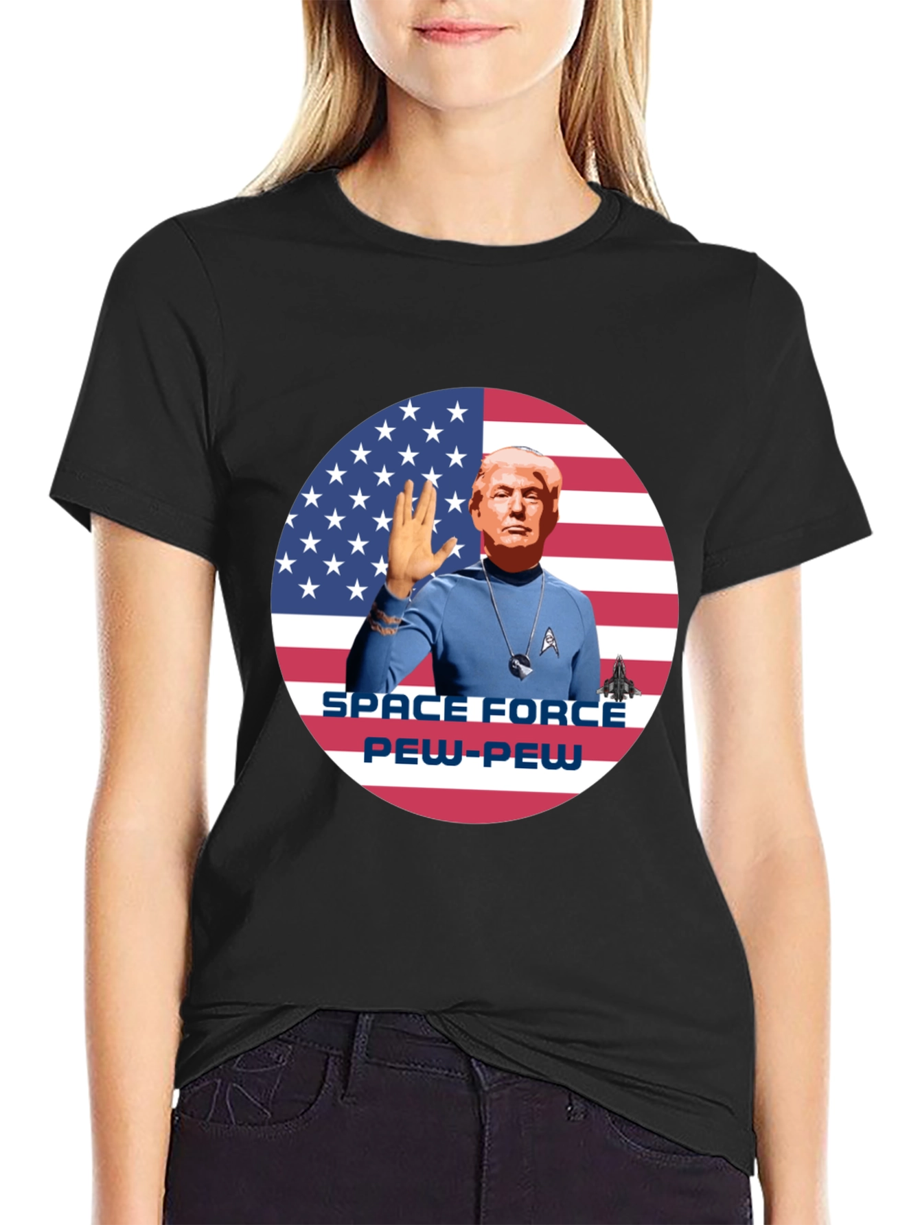 Trump Space Force Pew-Pew T-Shirt