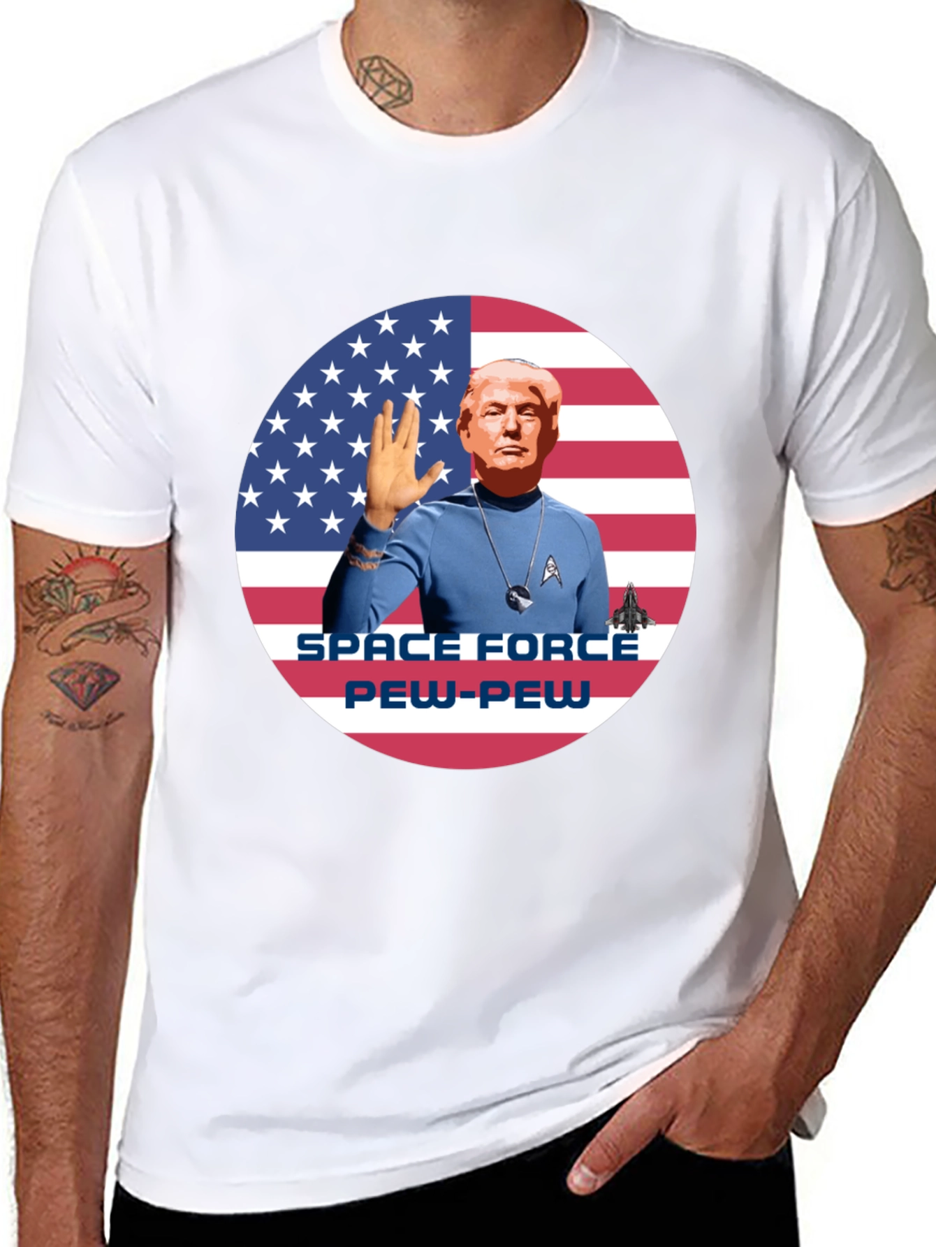 Trump Space Force Pew-Pew T-Shirt