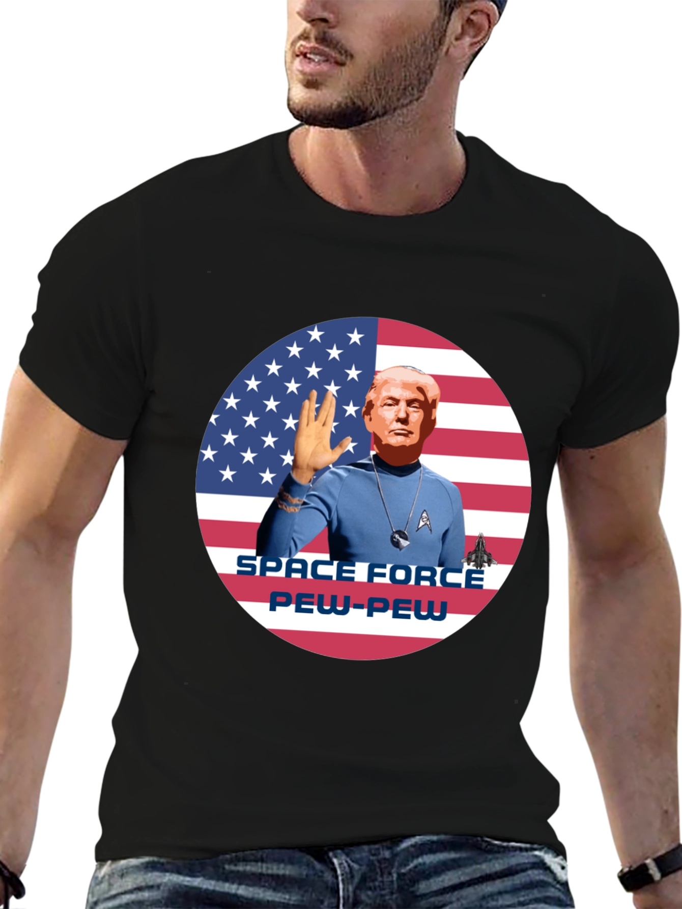 Trump Space Force Pew-Pew T-Shirt
