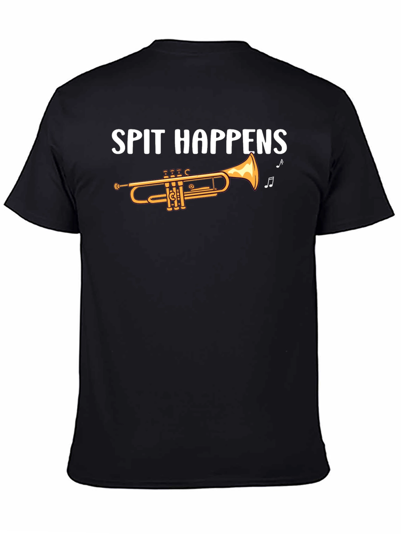 Spit Happens Trumpet T-Shirt - Music Lover Tee