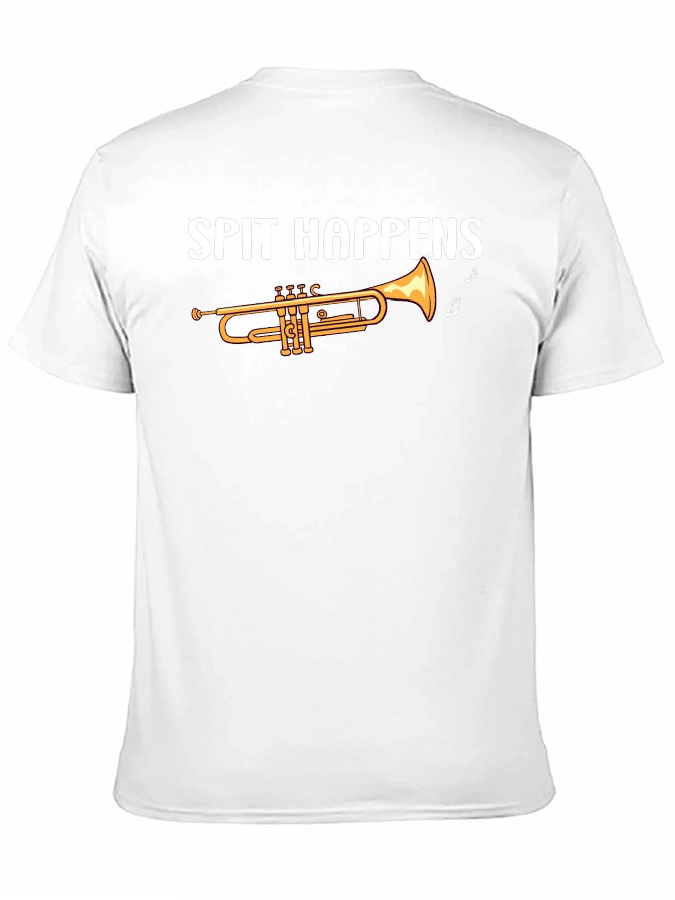 Spit Happens Trumpet T-Shirt - Music Lover Tee