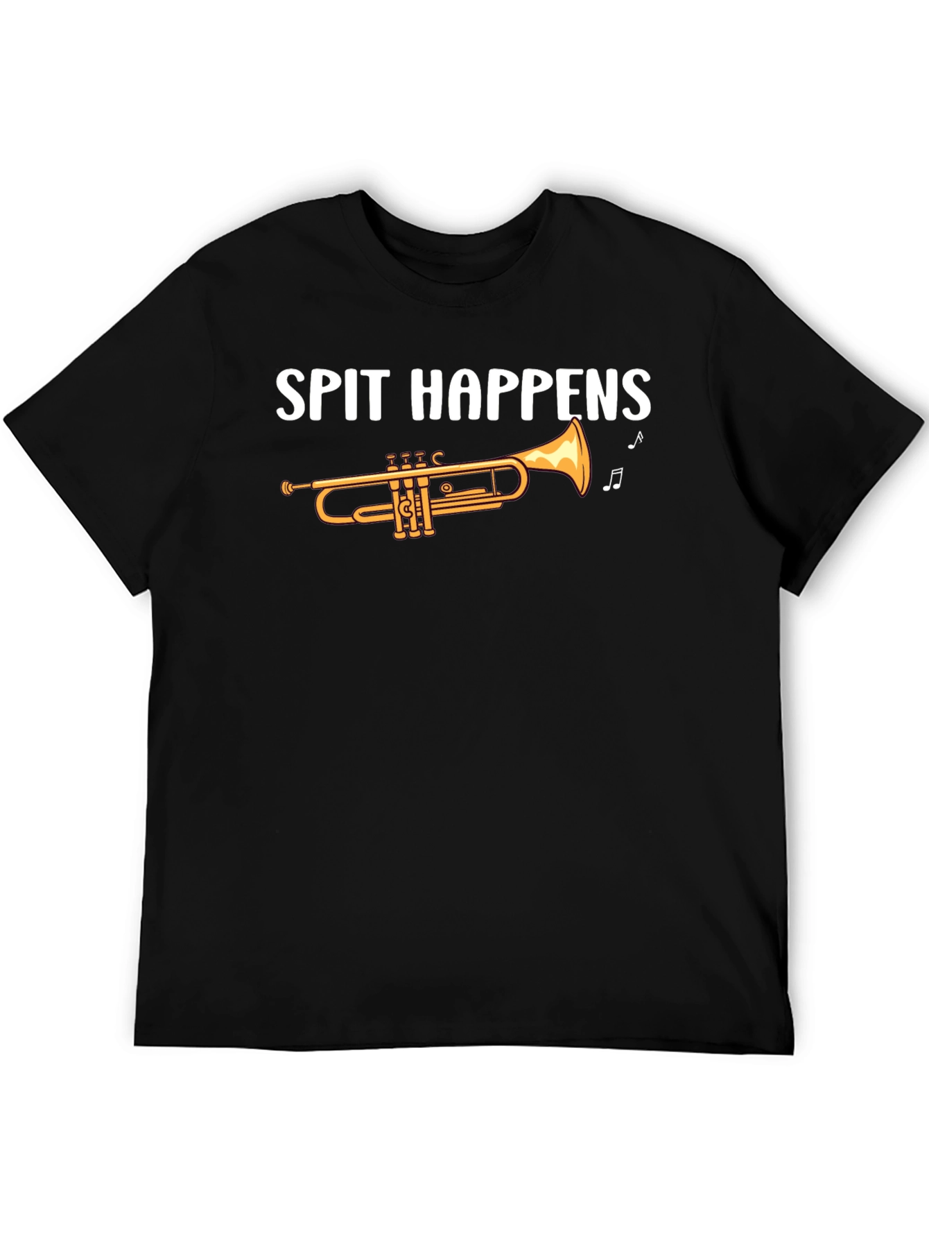 Spit Happens Trumpet T-Shirt - Music Lover Tee