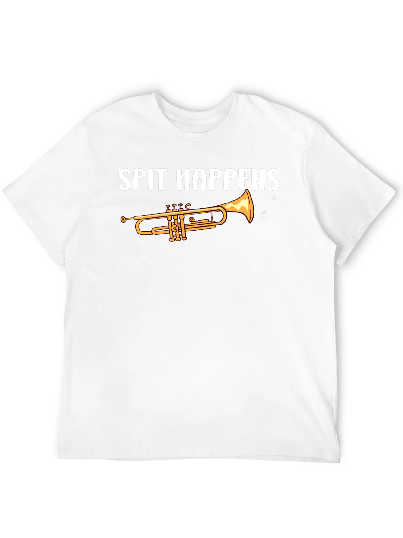 Spit Happens Trumpet T-Shirt - Music Lover Tee