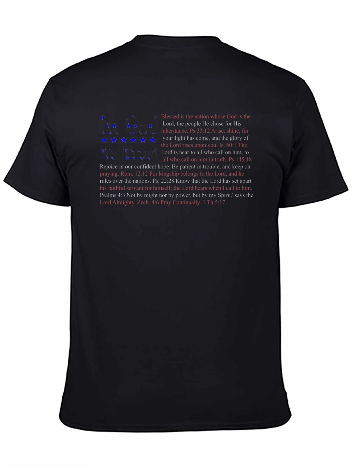 Faith-Inspired Patriotic Graphic Tee